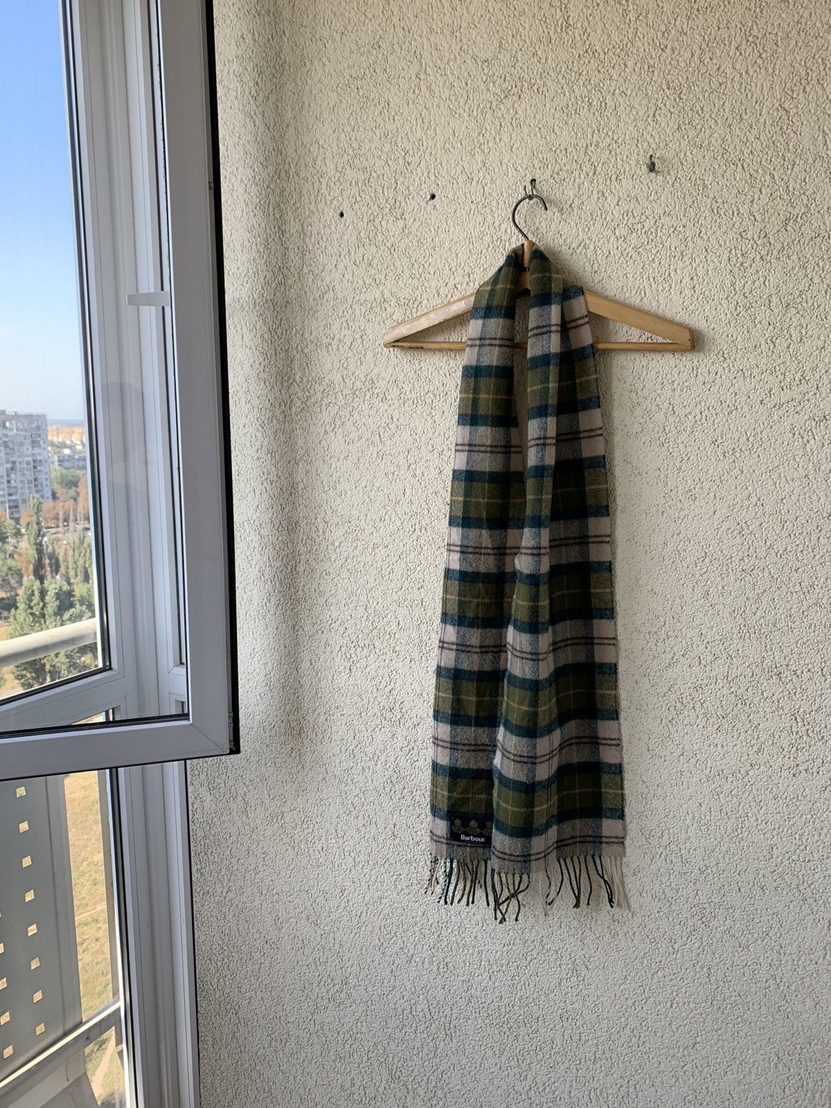 Barbour Vintage Barbour Scarf Wool Size ONE SIZE - 3 Thumbnail
