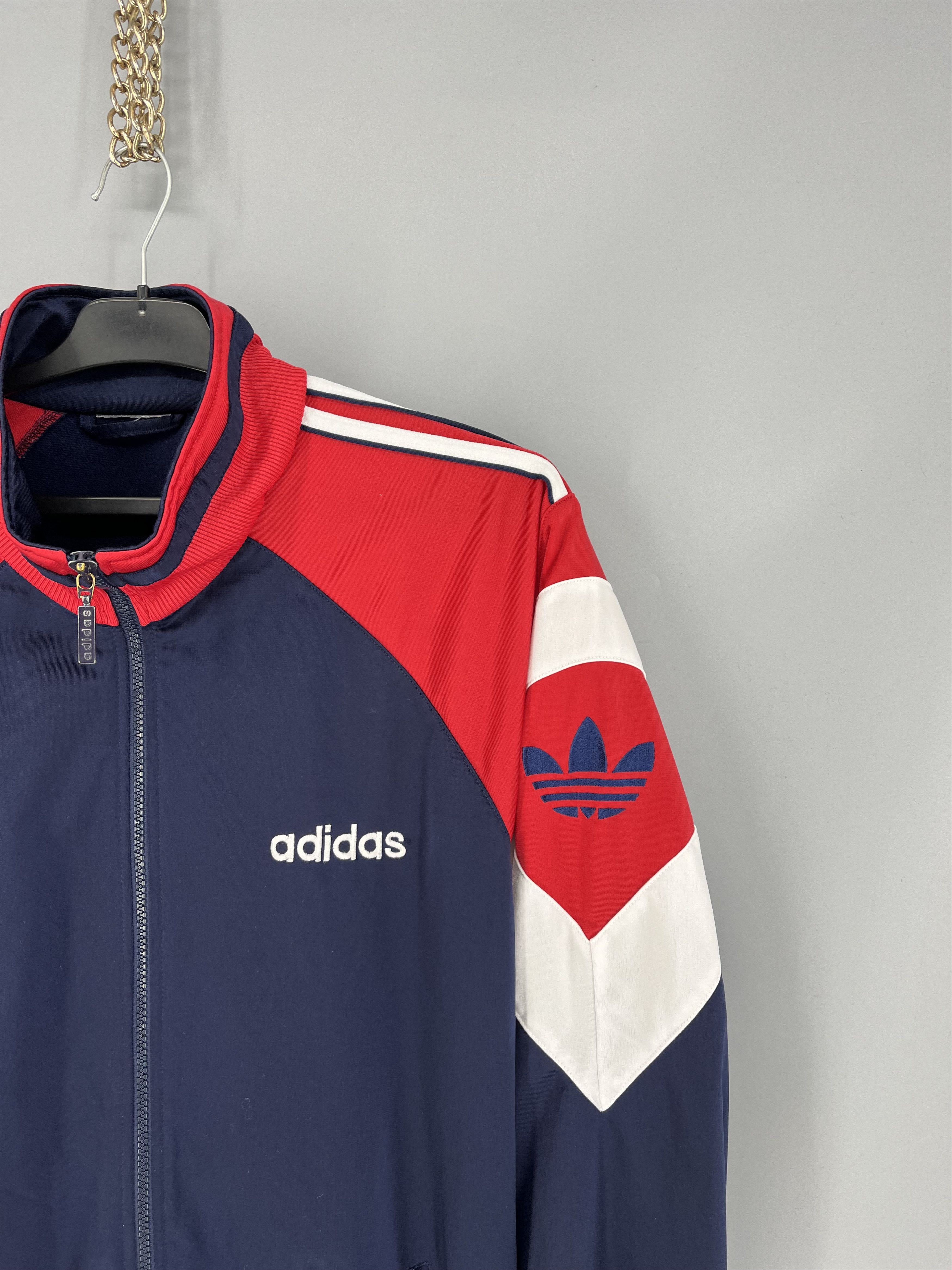 Vintage 90’s adidas RETRO Y2K BIG logo TRACK JACKET Size US M / EU 48-50 / 2 - 5 Thumbnail