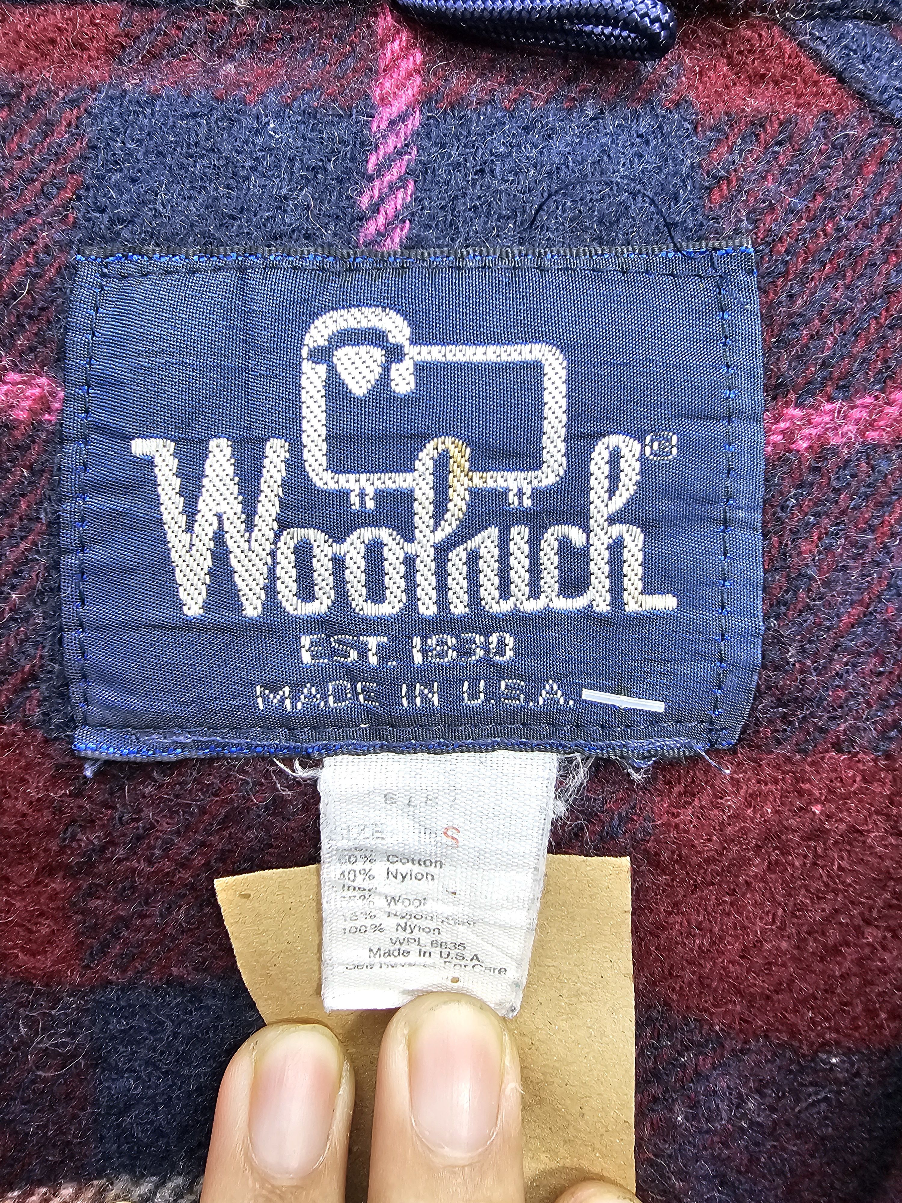 Other Vintage WOOLRICH Hiking Outdoor Wool Checked Jacket J0045 Size US S / EU 44-46 / 1 - 15 Thumbnail