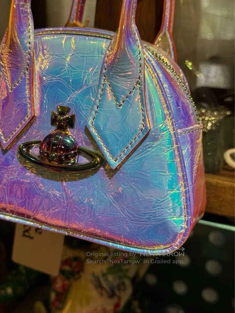 Vivienne Westwood vivienne westwood iridescent mini bowling bag. Size ONE SIZE - 2 Thumbnail