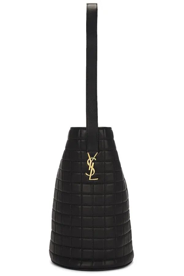 Saint Laurent Paris o1bcso1str0325 Size: OS/Cecile In Quilted Lambskin in Black Size ONE SIZE - 1 Thumbnail
