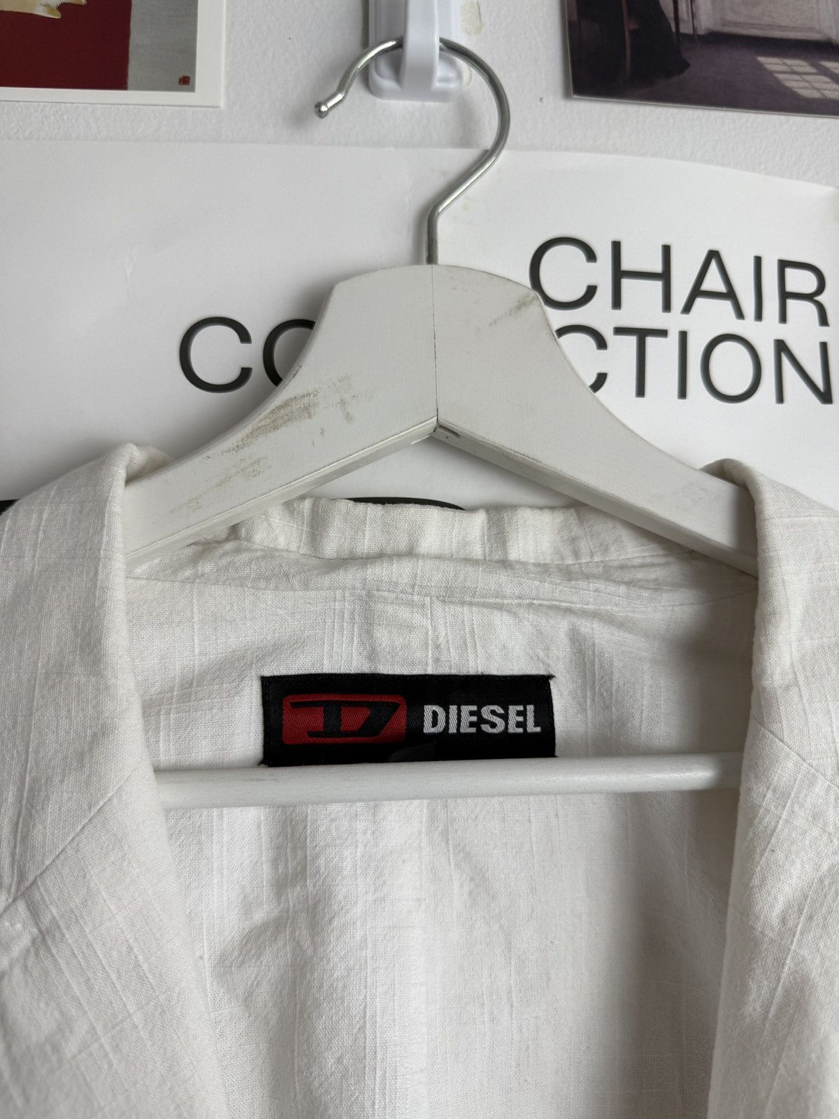 Diesel Vintage y2k Diesel linen blazer jacket L avantgarde archive Size US L / EU 52-54 / 3 - 4 Thumbnail