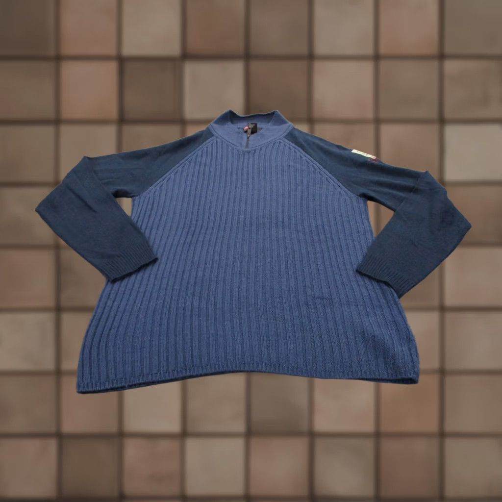 Diesel VINTAGE Diesel Sweater Mens XL Blue Wool Acrylic Pullover Ribbed Casual Knit Logo Brand Diesel Mens XL Blue Pullover Sweater Size US XL / EU 56 / 4 - 1 Thumbnail