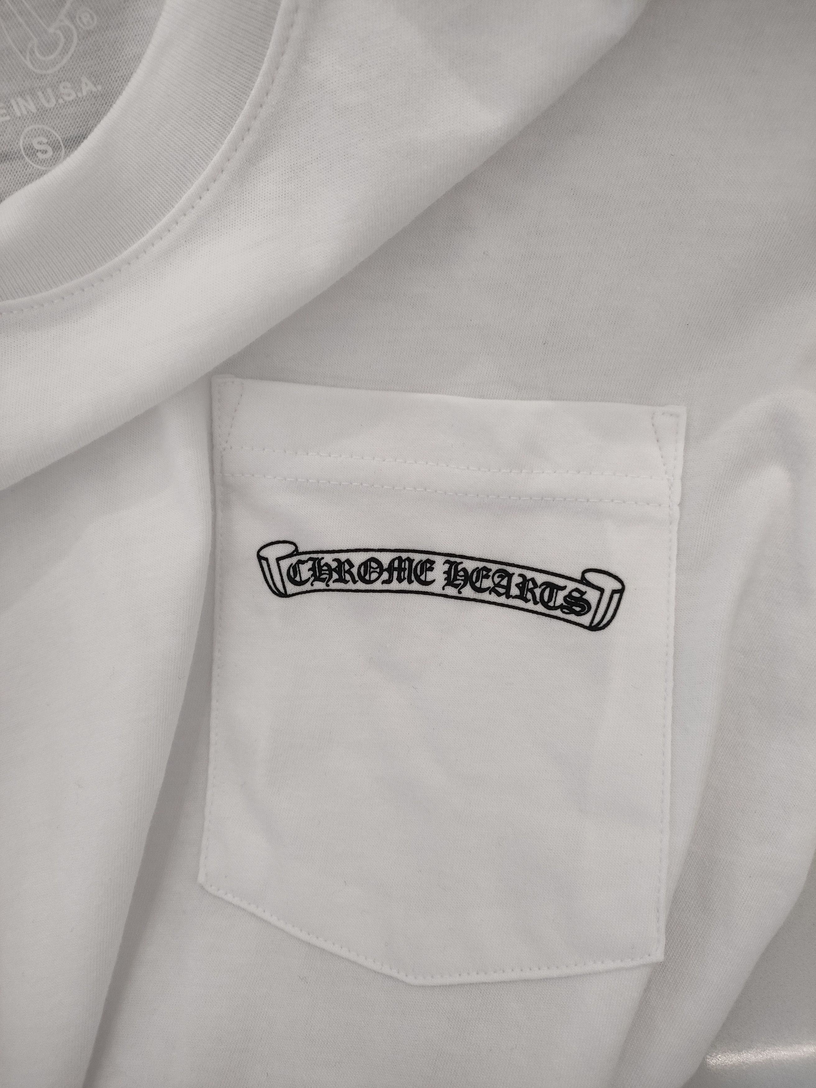 Chrome Hearts Chrome Hearts Scroll Short Sleeves Tee Size US S / EU 44-46 / 1 - 5 Thumbnail