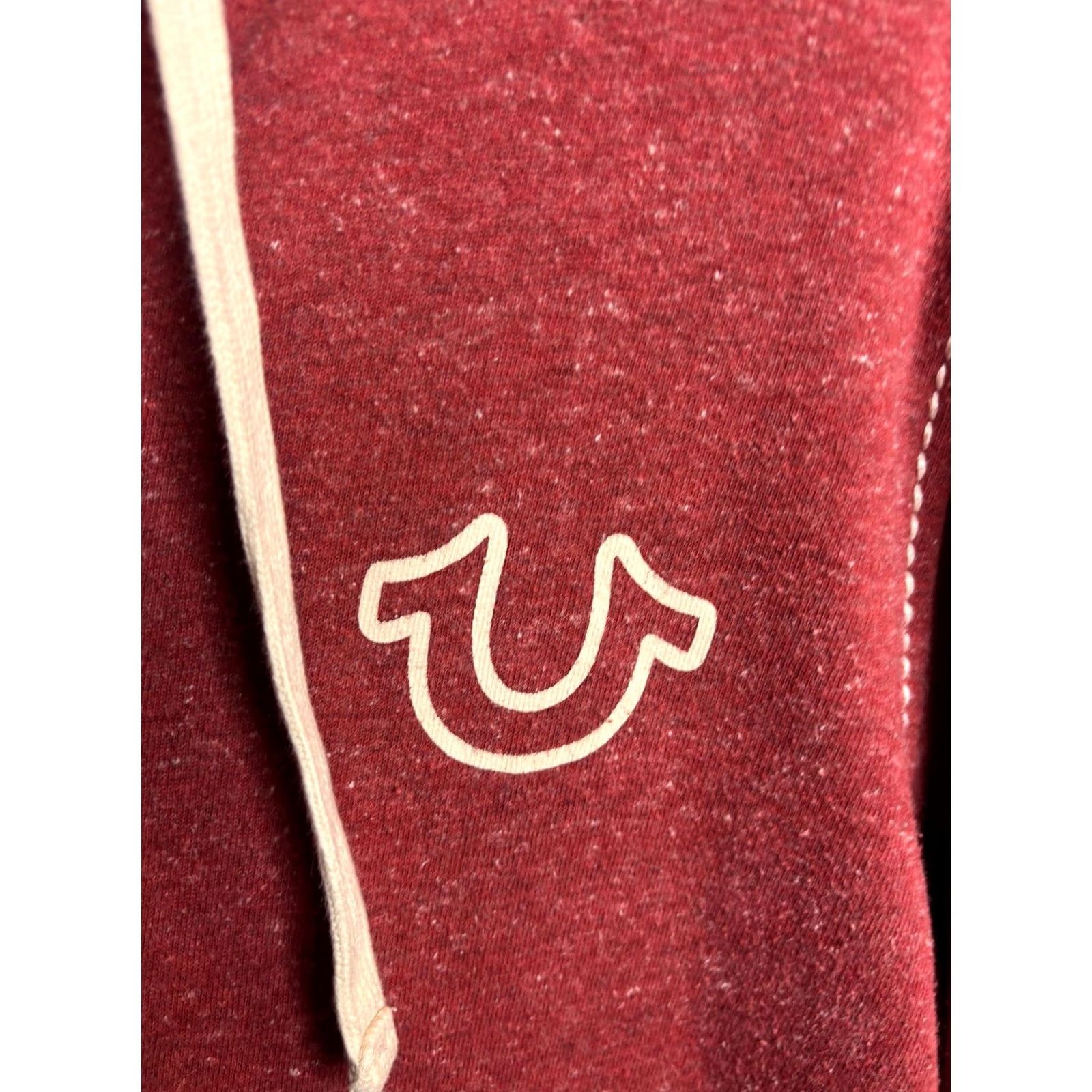 True Religion True Religion Hoodie Mens M Red Full Zip Fleece Horseshoe Logo Sweatshirt Size US M / EU 48-50 / 2 - 3 Thumbnail
