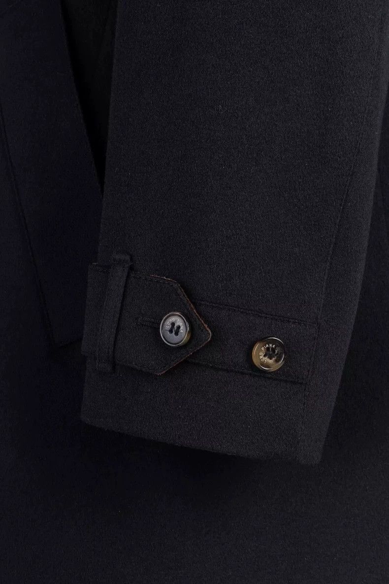 Loro Piana LORO PIANA Men's black cashmere coat Size US XL / EU 56 / 4 - 4 Thumbnail