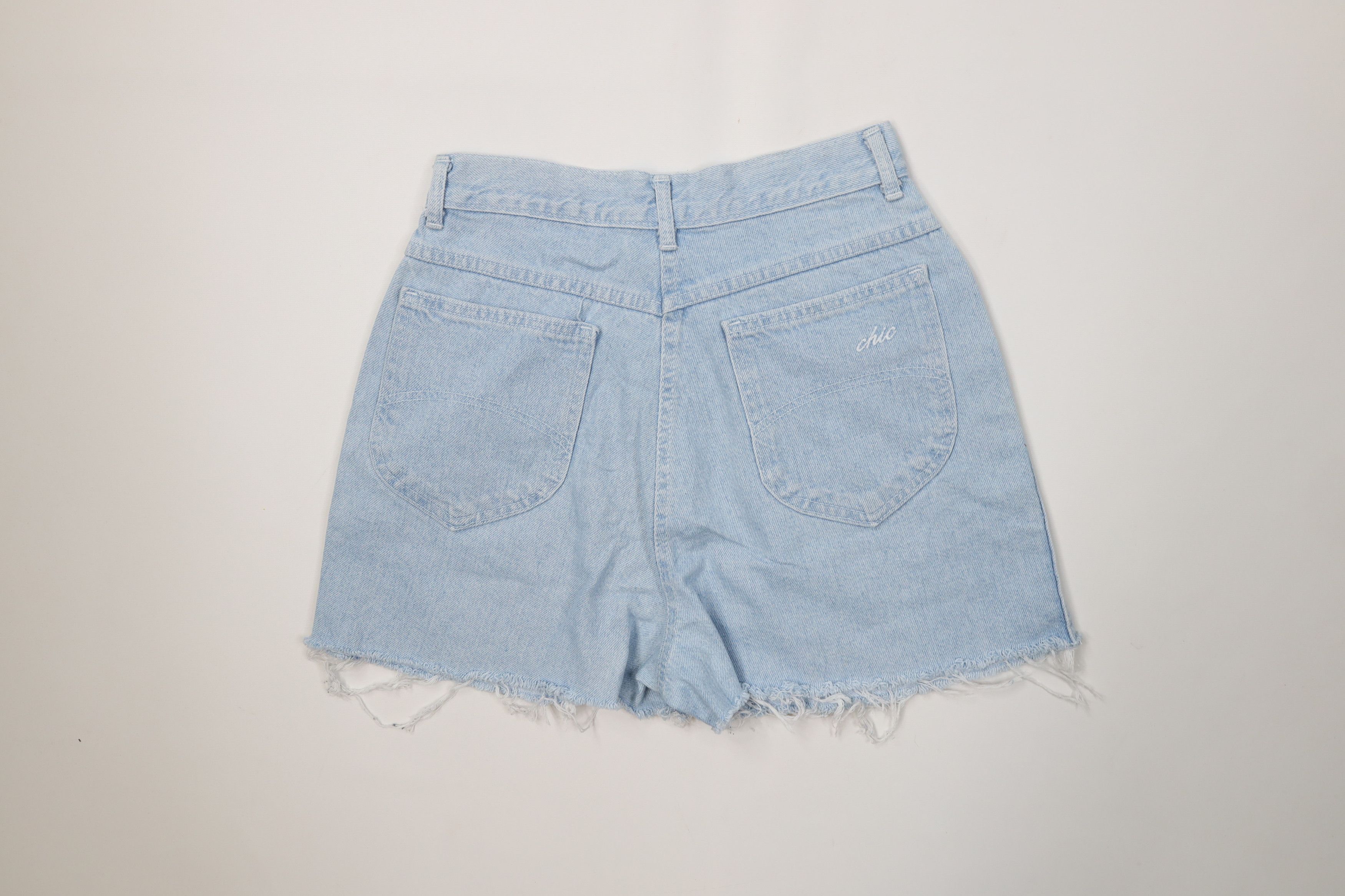 Vintage Vintage 90s Streetwear Off Denim Jean Shorts Jorts Blue USA Size 30" / US 8 / IT 44 - 8 Thumbnail