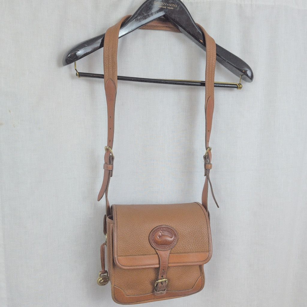 Dooney & Bourke × Vintage Vintage Dooney & Bourke AWL Crossbody Brown Purse Size ONE SIZE - 1 Thumbnail