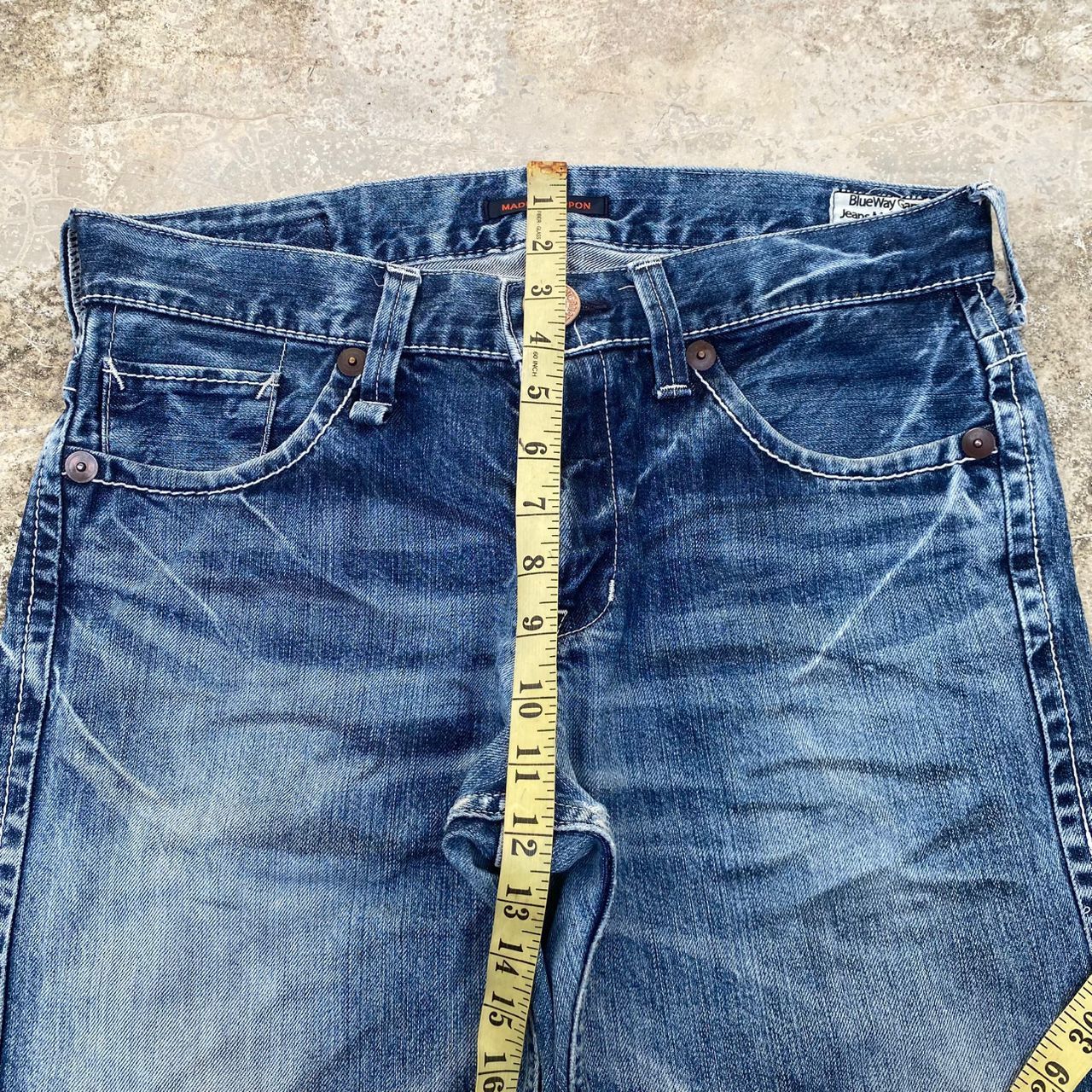 Japanese Brand Vintage Blue Way Garments Flare Denim Size US 33 - 8 Thumbnail