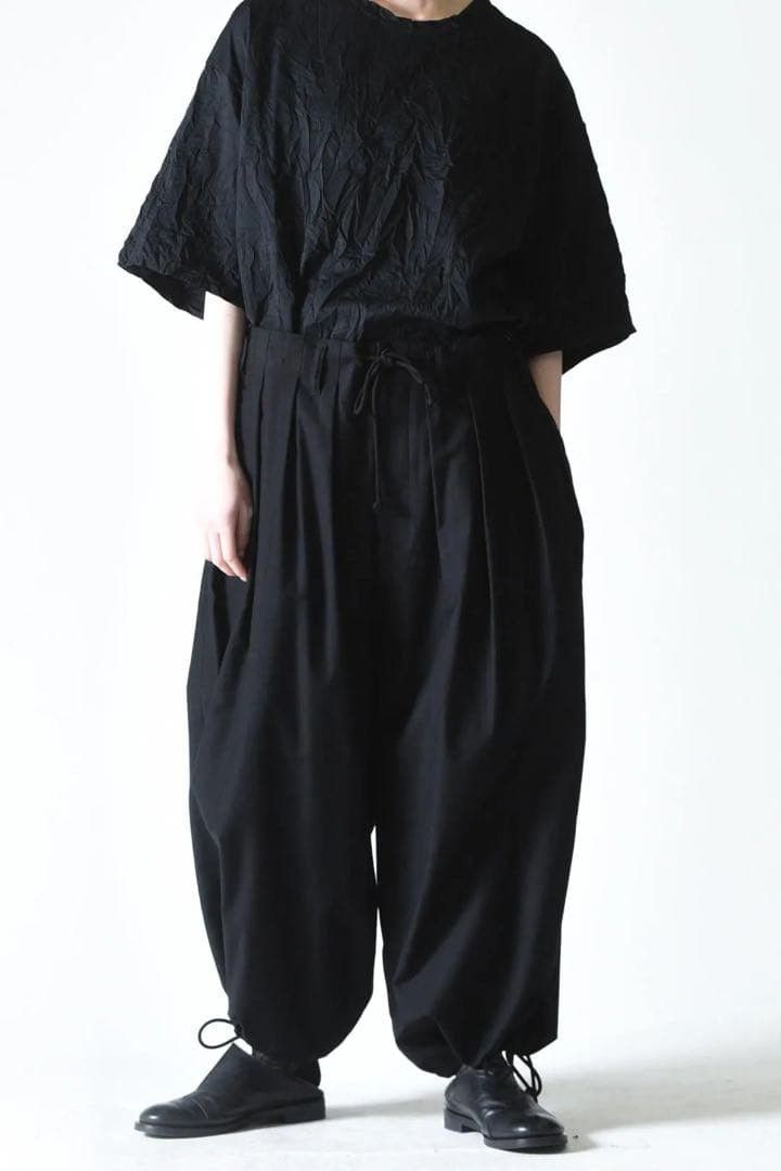 Yohji Yamamoto yohji yamamoto pour homme/25SS cotton twill balloon pants Size US 34 / EU 50 - 1 Thumbnail