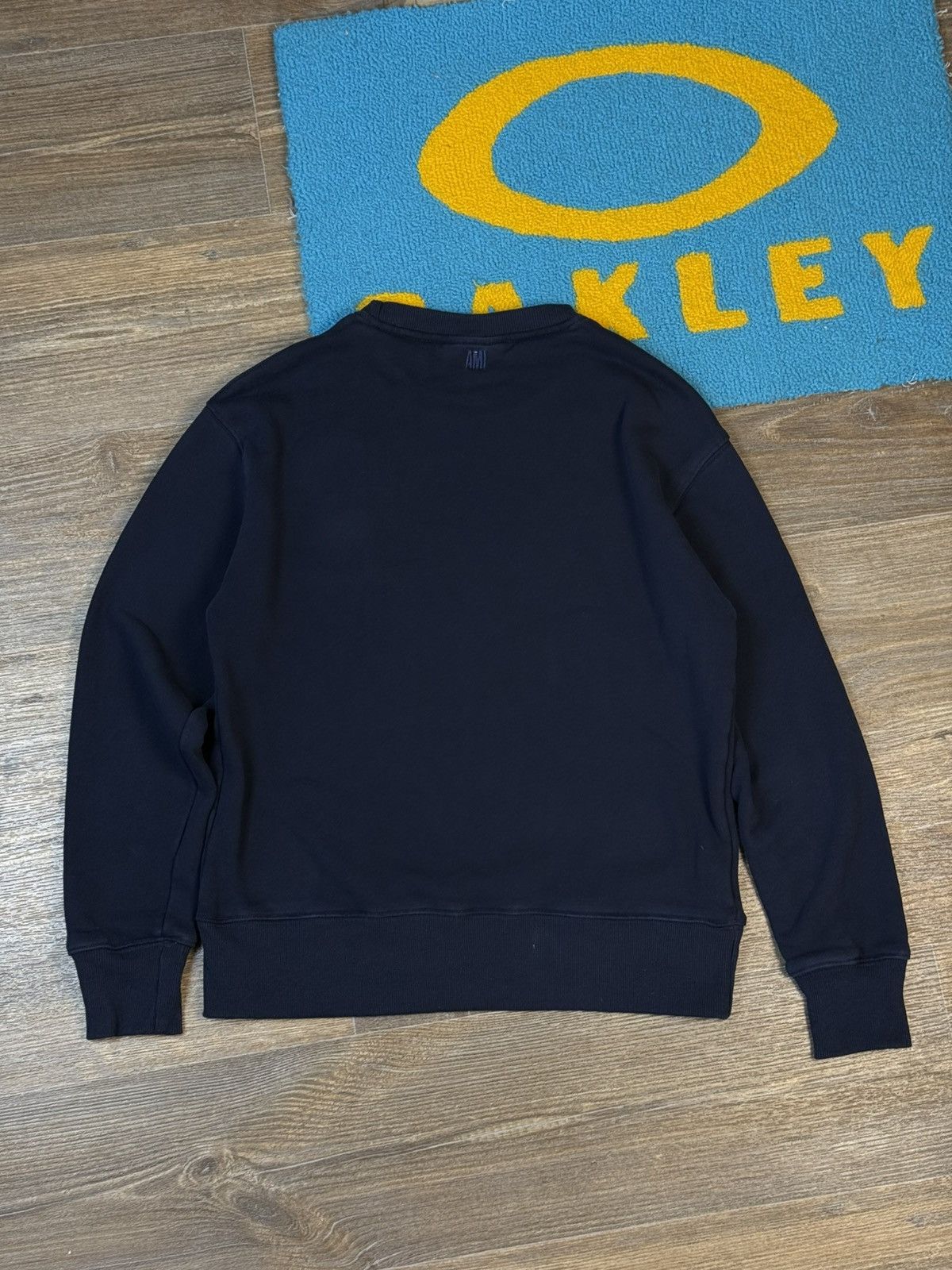 AMI AMI Logo Navy Blue Sweatshirt Size US L / EU 52-54 / 3 - 6 Thumbnail