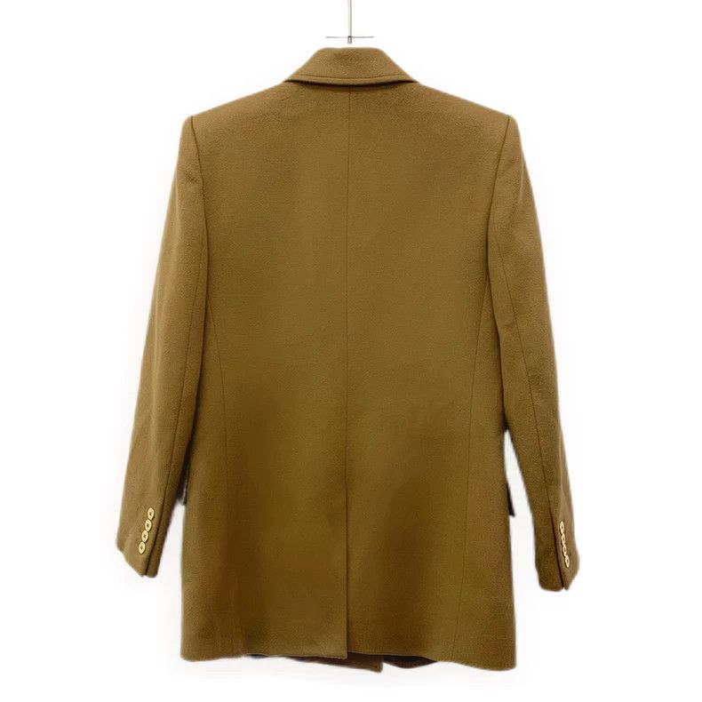 Saint Laurent Paris Saint Laurent Paris size 38 Brown wool lapel double-breast Size S / US 4 / IT 40 - 2 Thumbnail