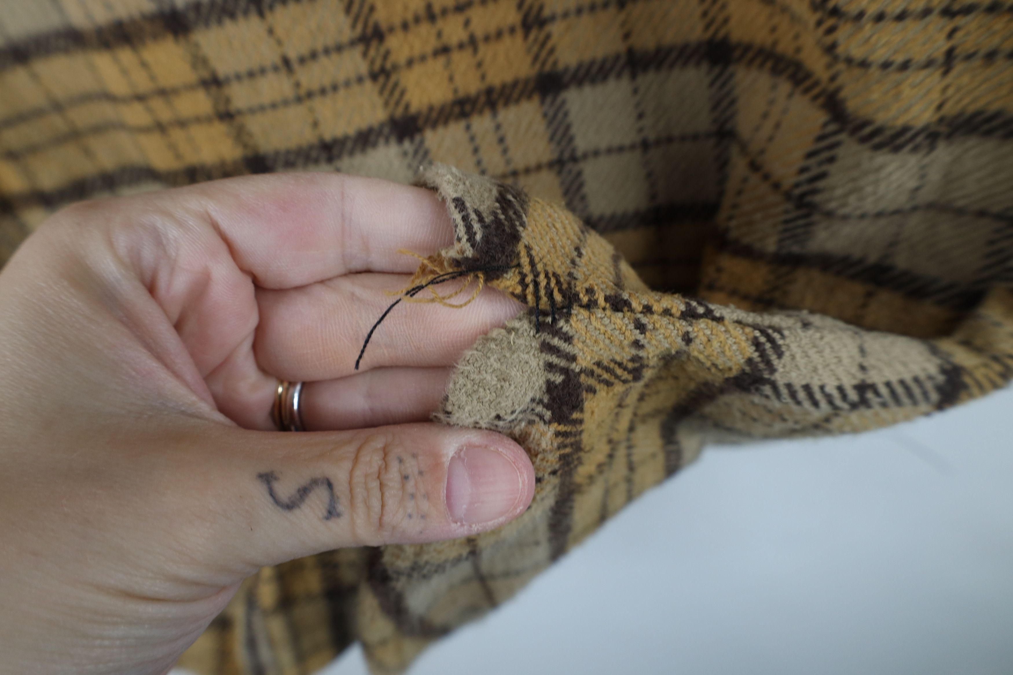 Vintage Vintage 90s Streetwear Flannel Button Shirt Plaid Size US XL / EU 56 / 4 - 8 Thumbnail