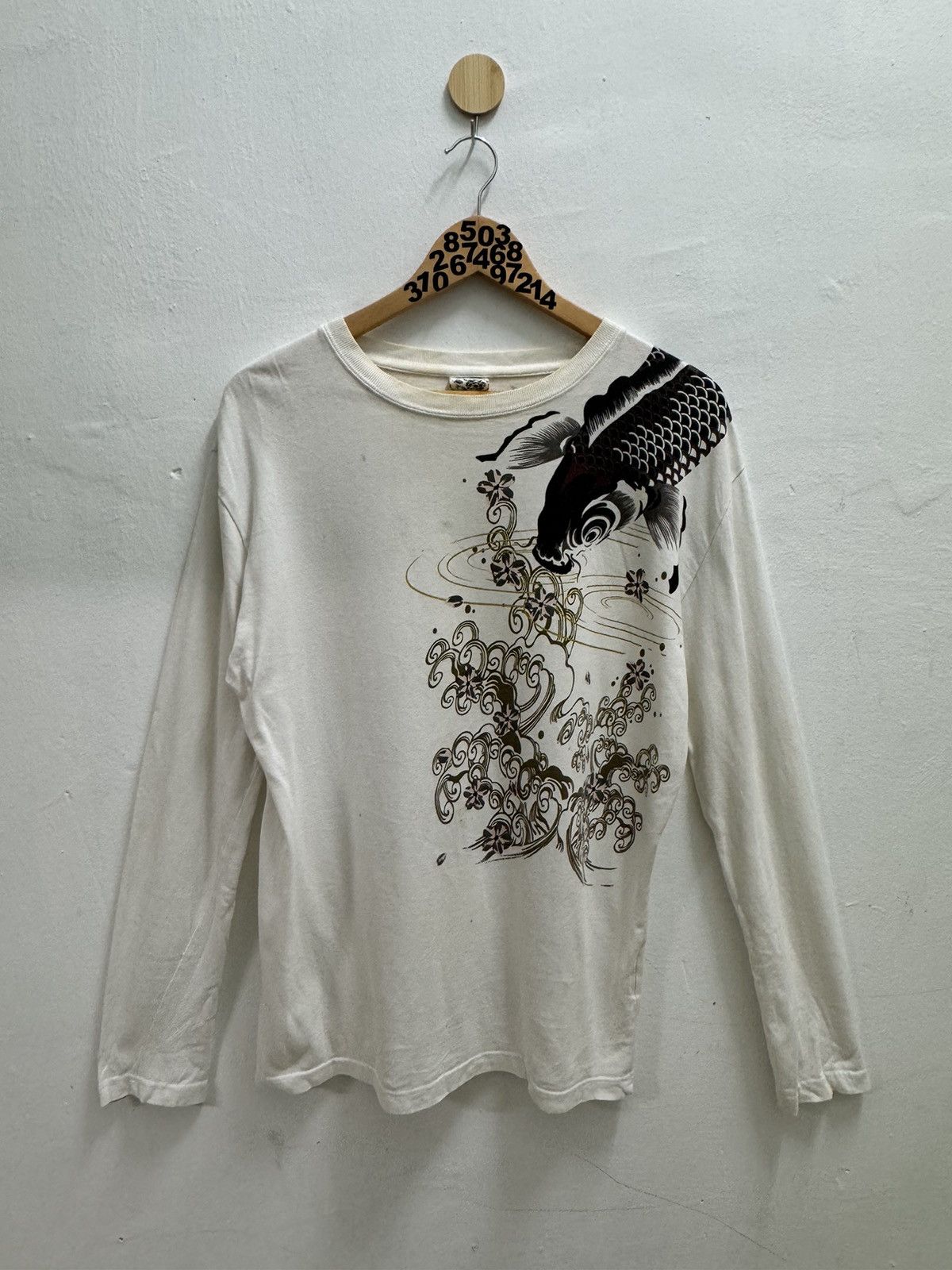 Japanese Brand VINTAGE JAPAN DESIGNER FISH SUKAJAN LONG SLEEVE Size US M / EU 48-50 / 2 - 2 Thumbnail