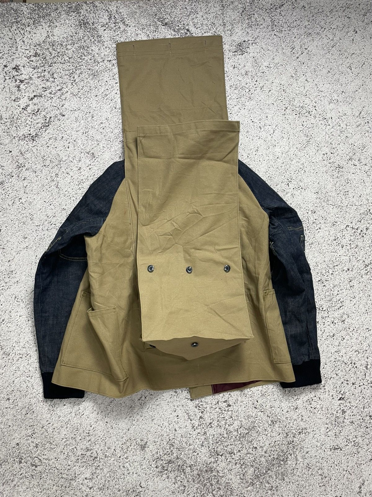 Vintage Utility canvas duck reworked workwear cargo jacket Size US L / EU 52-54 / 3 - 3 Thumbnail