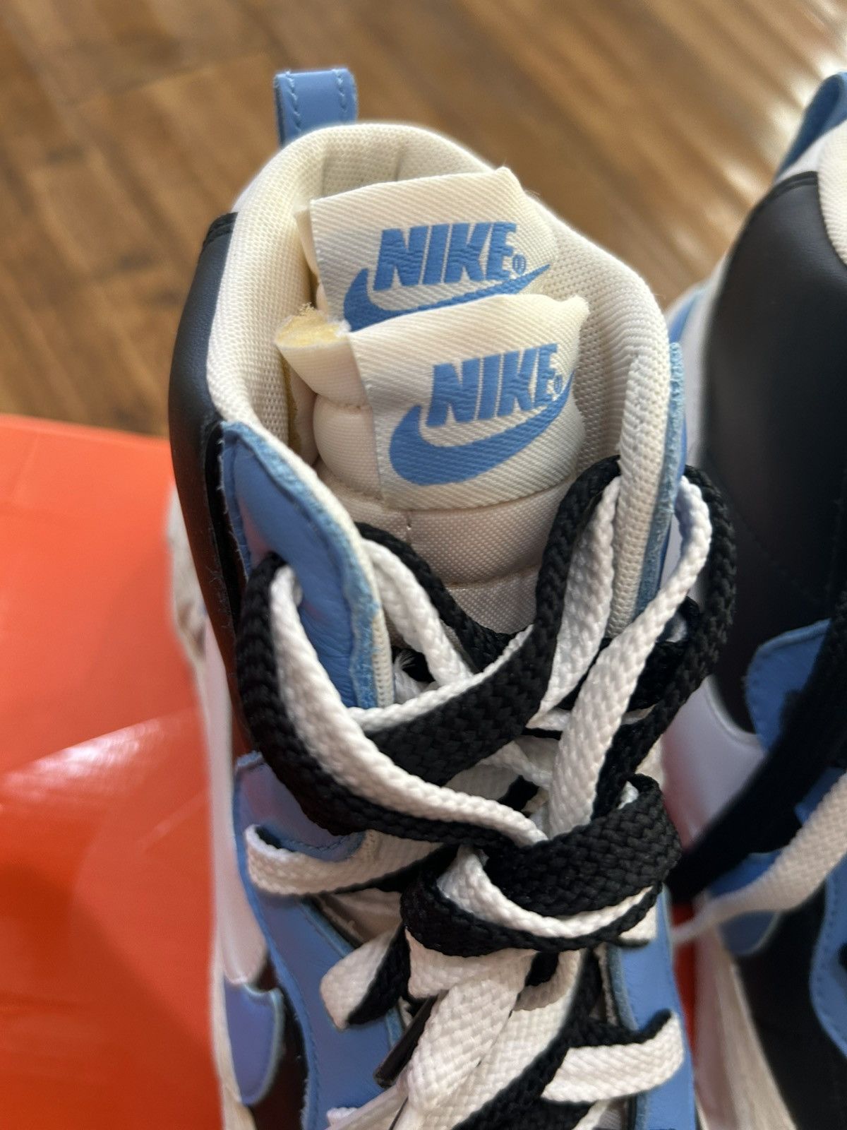 Nike Nike Sacai Blazer Mid Blue/White BV0072 001 Size US 9 / EU 42 - 5 Thumbnail