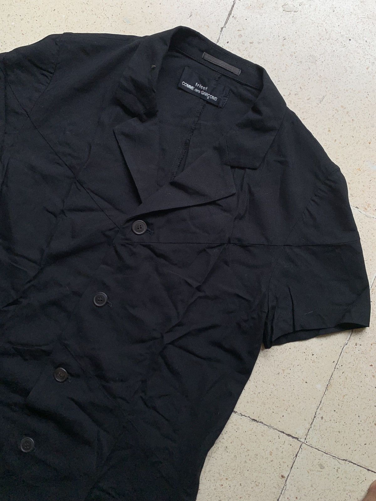 Tricot Comme des Garcons Tricot comme des garcons short sleeve rayon blazer ad 1996 Size M / US 6-8 / IT 42-44 - 2 Thumbnail