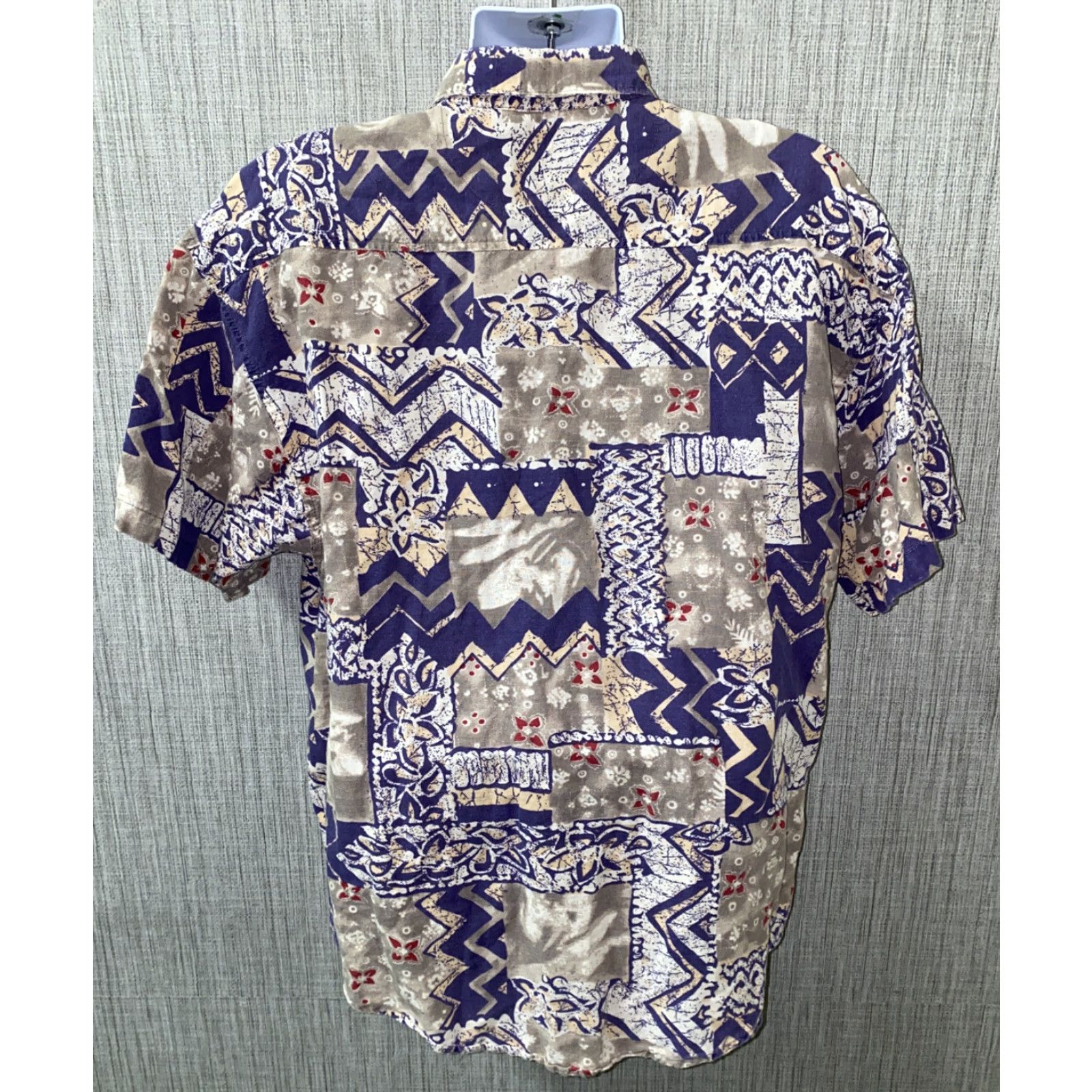 Vintage VINTAGE Del Mar Mens Beige Aloha Print Hawaiian Shirt 23.5 In Armpit - Casual Shirt Mens L Beige Aloha 90s Theme Size US L / EU 52-54 / 3 - 5 Thumbnail