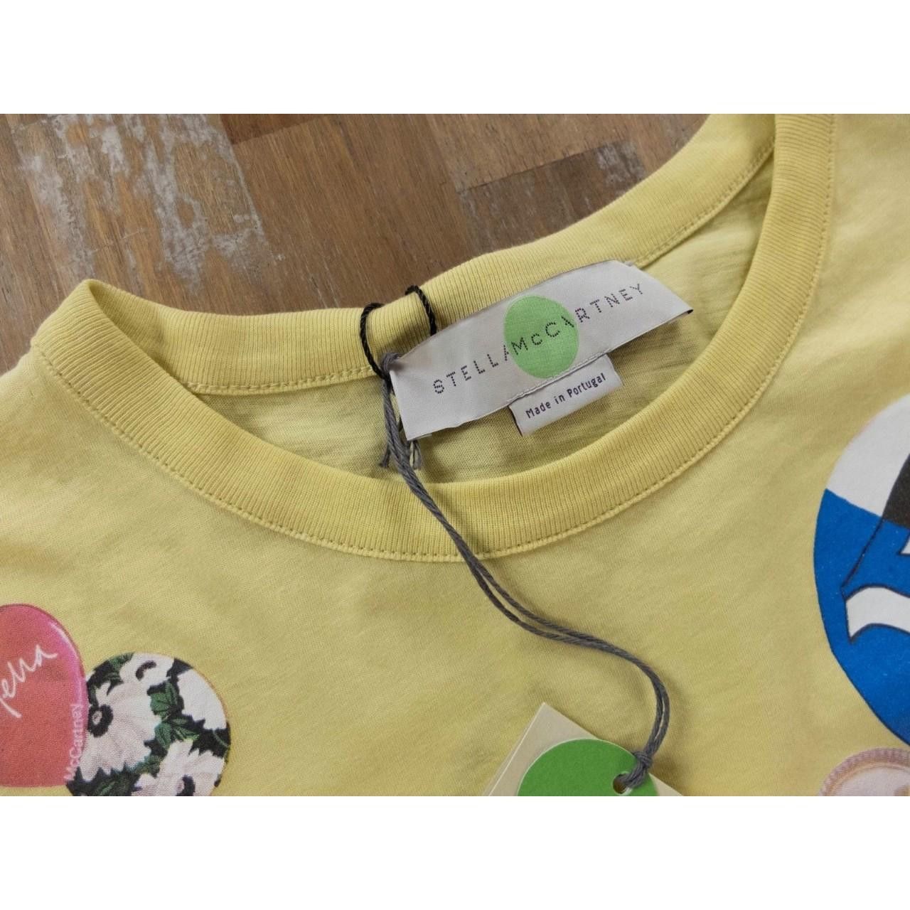 Stella McCartney STELLA MCCARTNEY yellow decorative print t-shirt XS 4 Size XS / US 0-2 / IT 36-38 - 6 Thumbnail