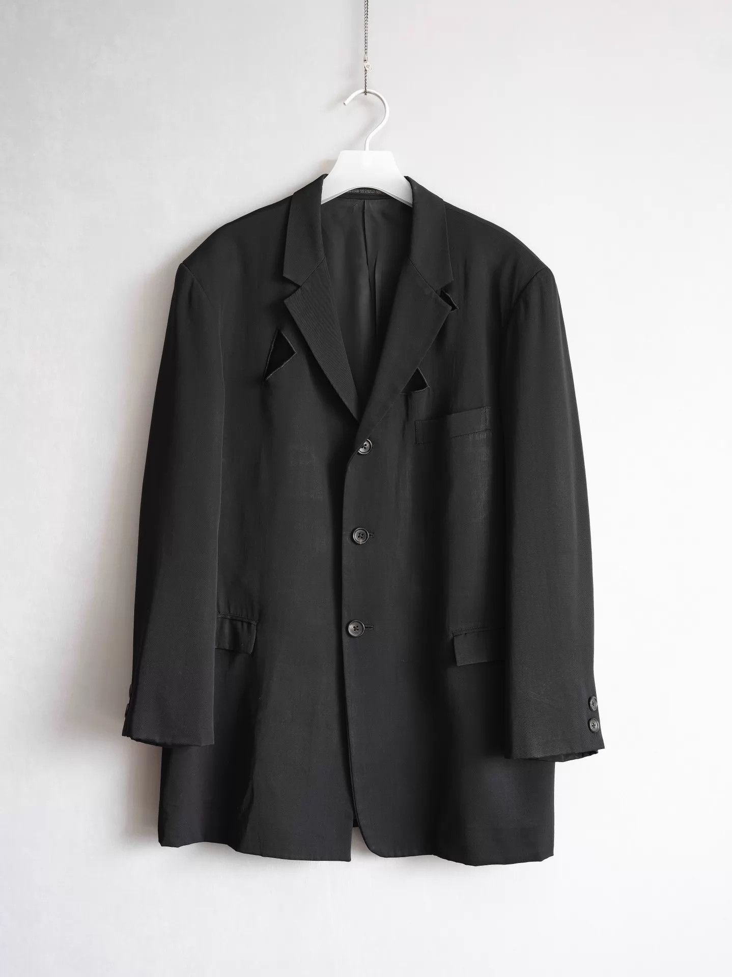 Yohji Yamamoto Yohji Yamamoto 92SS Triangle Cutout Jacket S Size US S / EU 44-46 / 1 - 1 Thumbnail