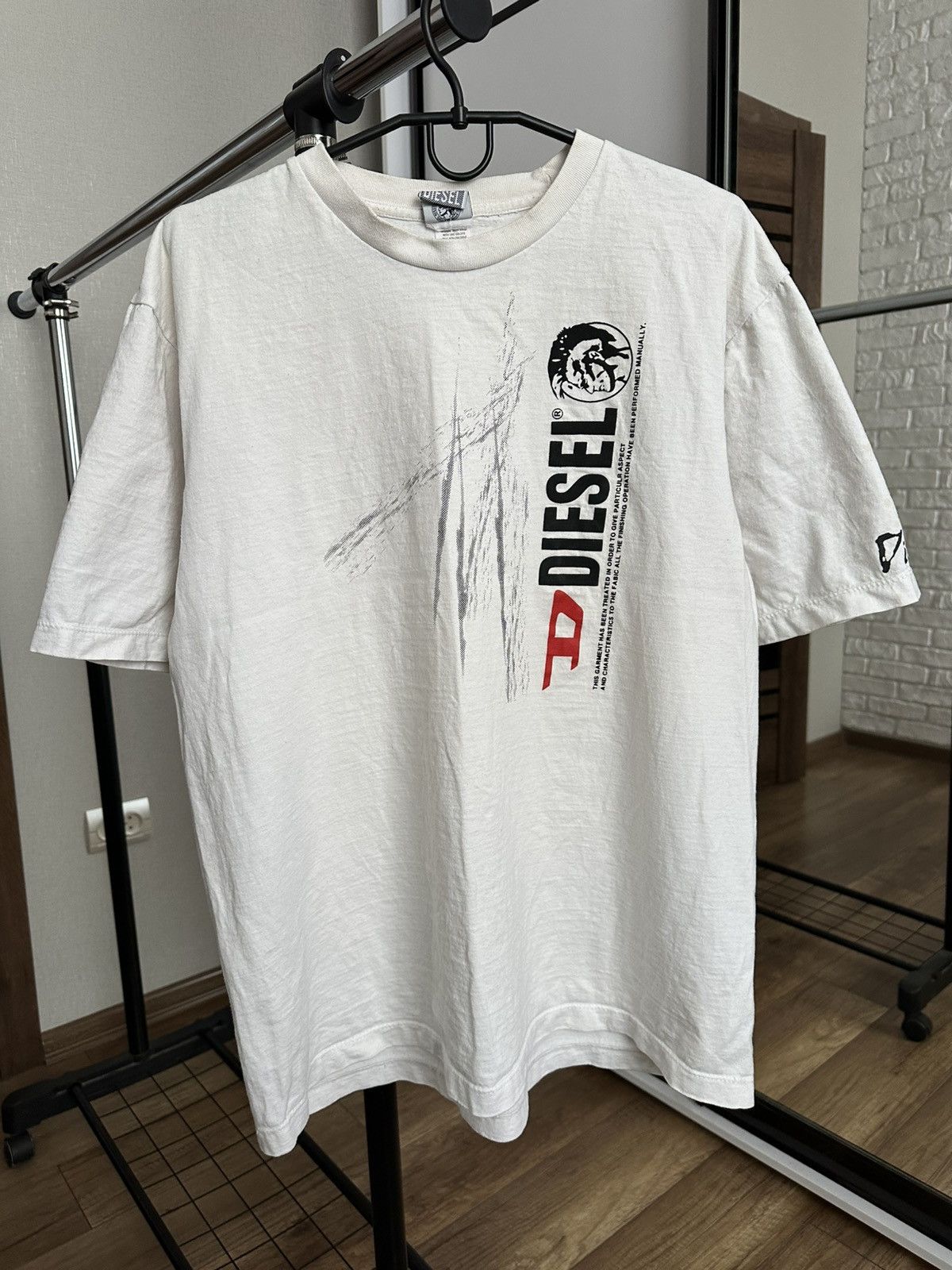 Diesel Diesel Vintage Big Logo T-Shirt 90s Size US XL / EU 56 / 4 - 3 Thumbnail