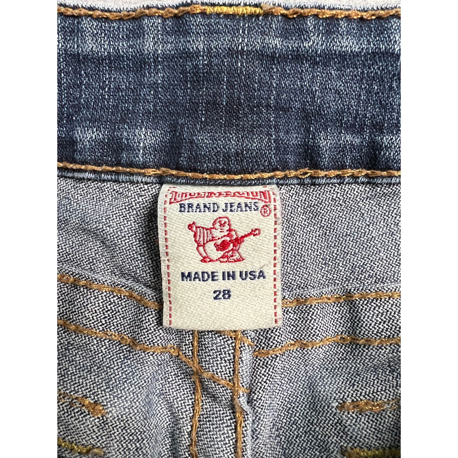 True Religion True Religion Flap Pocket Low Rise Jeans Women's 28 Size 28" / US 6 / IT 42 - 3 Thumbnail
