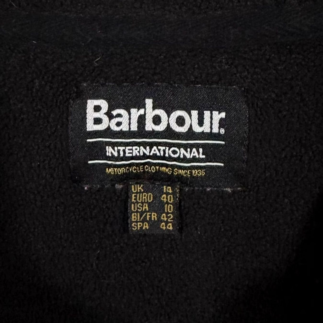 Barbour Barbour Barbour International Aldea Overlayer 1/4 Zip Black Fleece Hoodie Women's UK 14 Size XL / US 12-14 / IT 48-50 - 3 Thumbnail