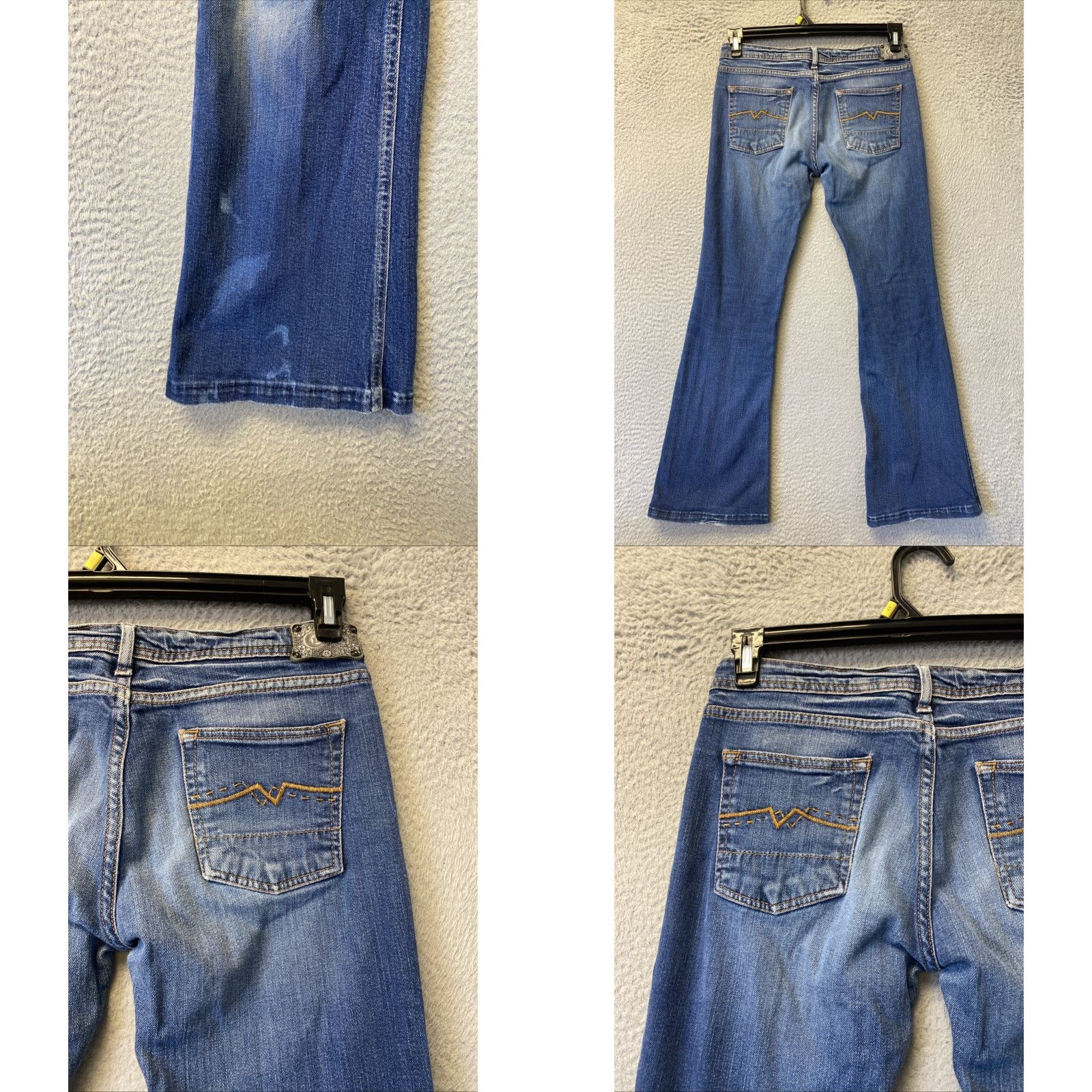 Vintage Cimarron Jeans Women’s 30x27 Blue Slim And Flare Jeans Regular Women Size 30" / US 8 / IT 44 - 8 Thumbnail