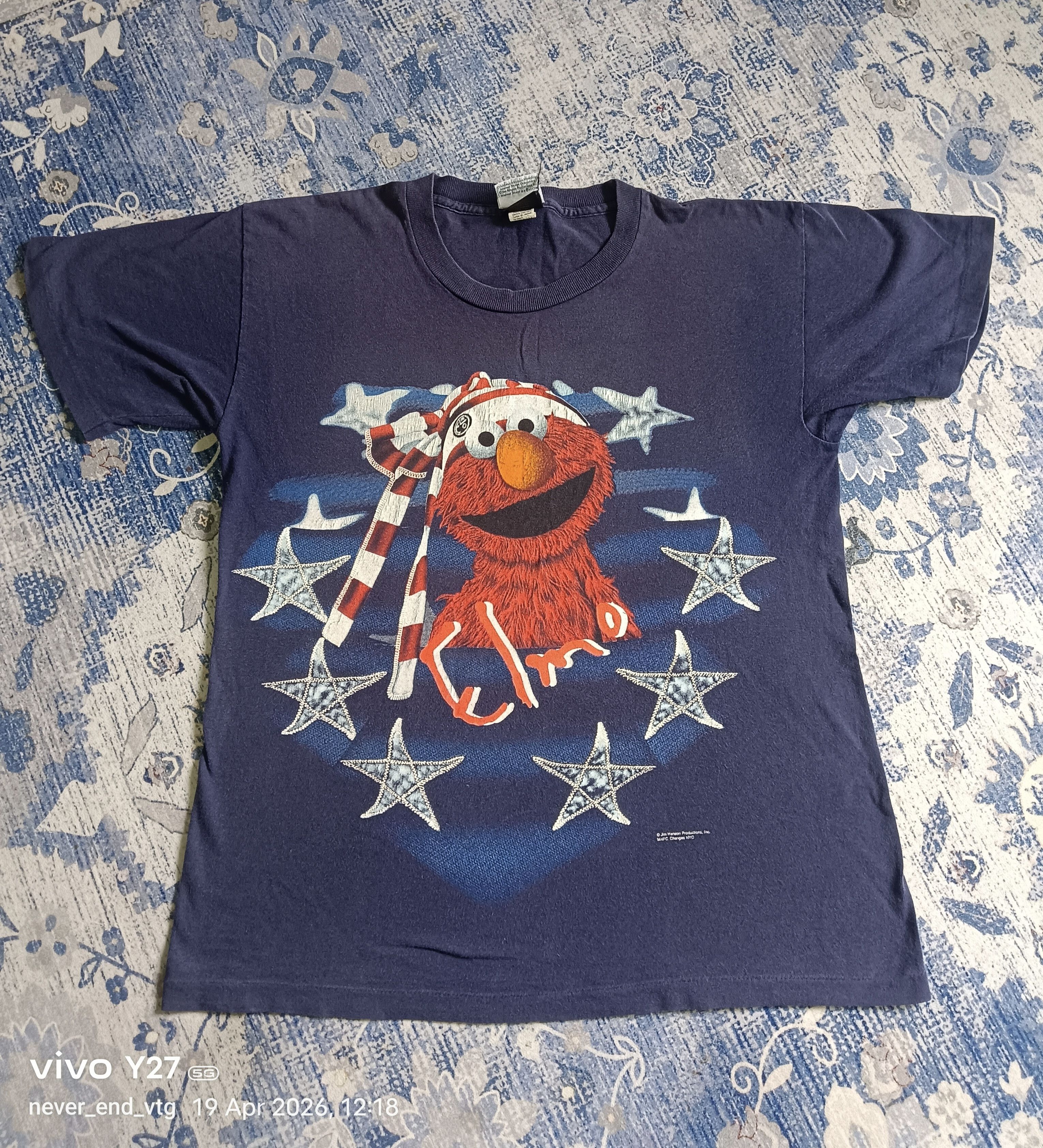Vintage Vintage Elmo Sesame street Size US M / EU 48-50 / 2 - 1 Thumbnail