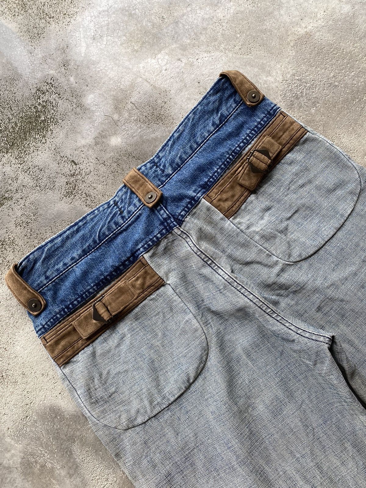 If Six Was Nine × Japanese Brand Hybrid Denim Jeans Size US 32 / EU 48 - 4 Thumbnail