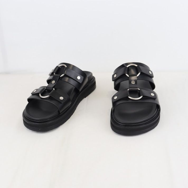 Celine o1rshd1 Slides 25 Tippi Sandals in Black Size US 11 / EU 44 - 7 Thumbnail