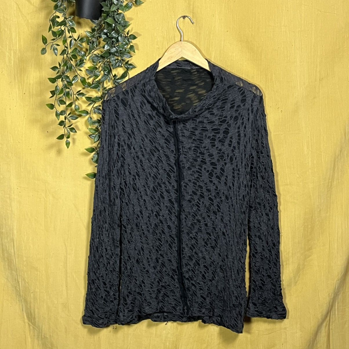 Yohji Yamamoto a25 Y’s yohji yamamoto SS2011 Distressed Net Mesh Size US S / EU 44-46 / 1 - 3 Thumbnail