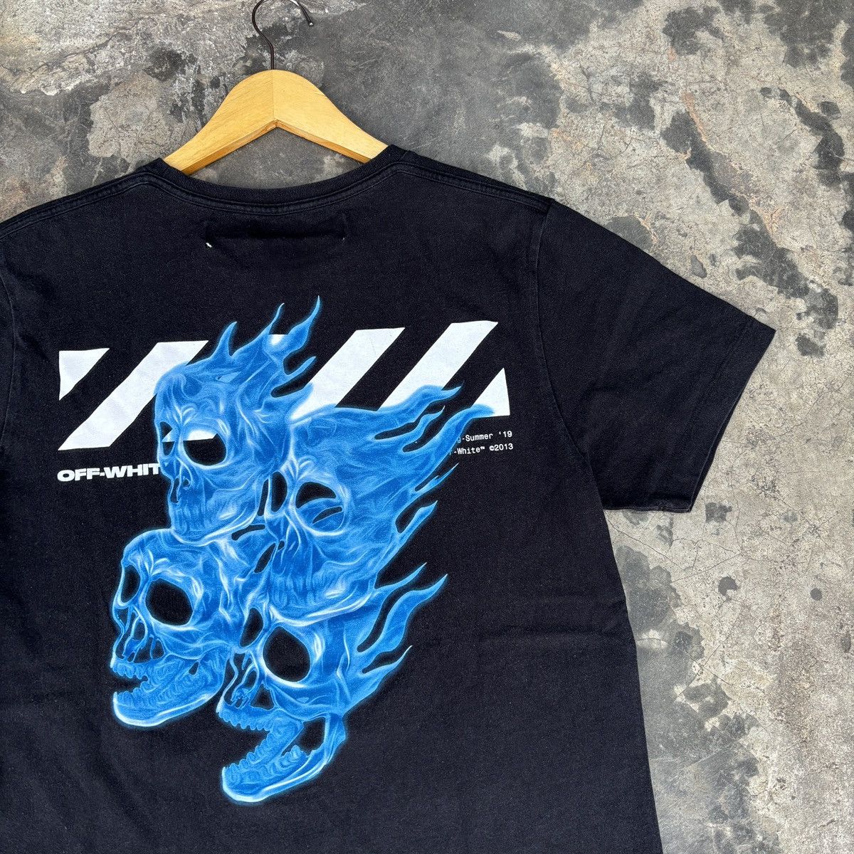 Off-White Off-white diagonal skull logo tee Size US M / EU 48-50 / 2 - 1 Thumbnail