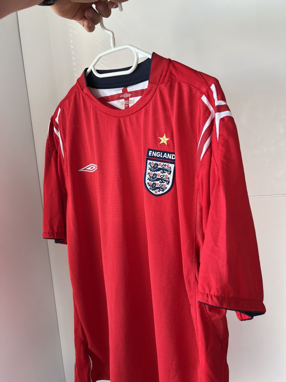 Umbro ‼️VINTAGE 2004/06‼️Umbro England Team Football Official Tee Size US XL / EU 56 / 4 - 2 Thumbnail