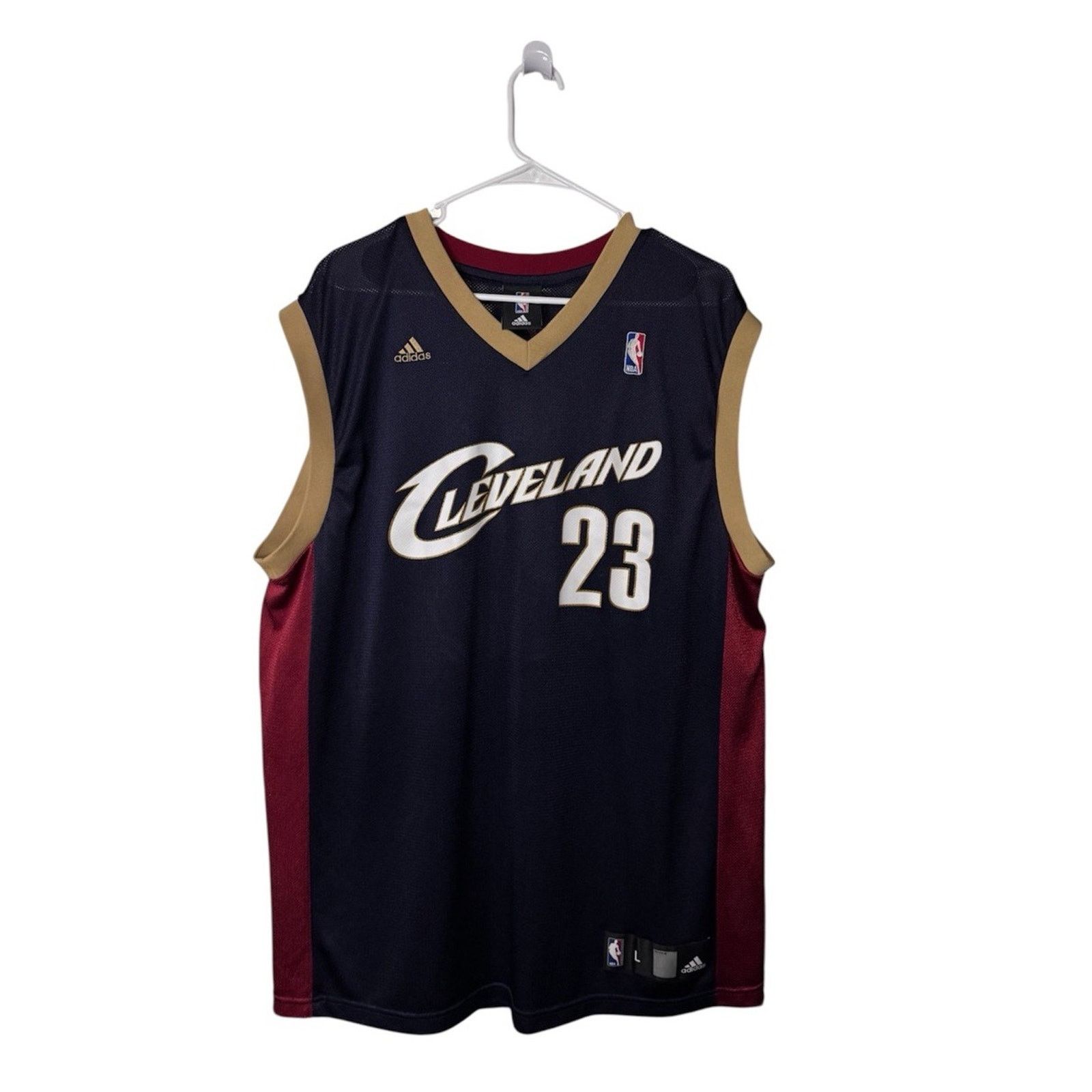 Adidas Cleveland Cavaliers 23 LeBron James 2007 Adidas jersey NBA L Size US L / EU 52-54 / 3 - 2 Thumbnail