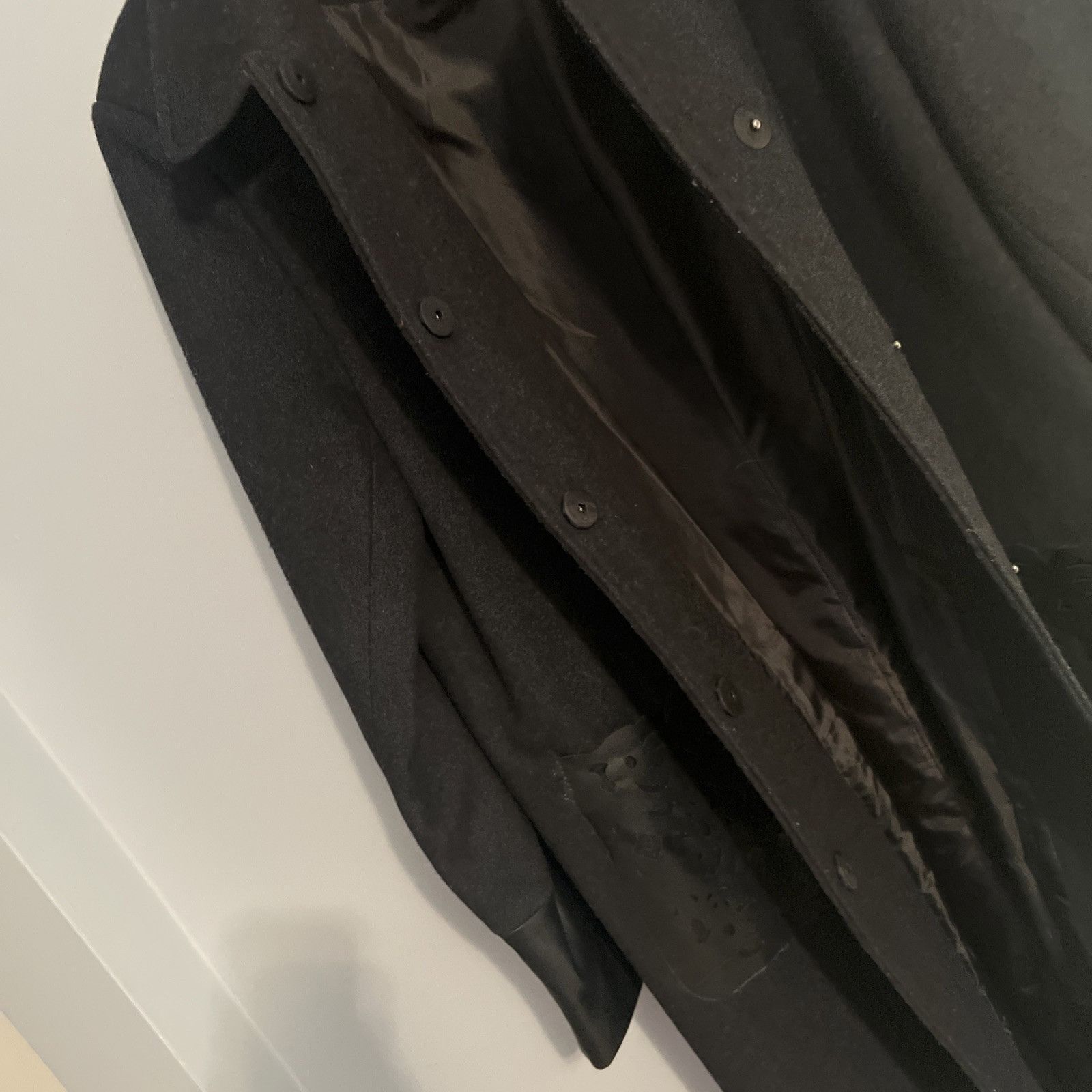 Tribal Streetwear TRIBAL XXL WOOL BLEND LONG COAT. LASER CUT POCKET DETAIL. LE Size XXL / US 16-18 / IT 52-54 - 9 Thumbnail