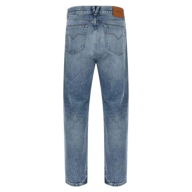 Versace VERSACE Blue Studded Jeans New & Authentic (Men's size:36;) Size US 36 / EU 52 - 2 Thumbnail
