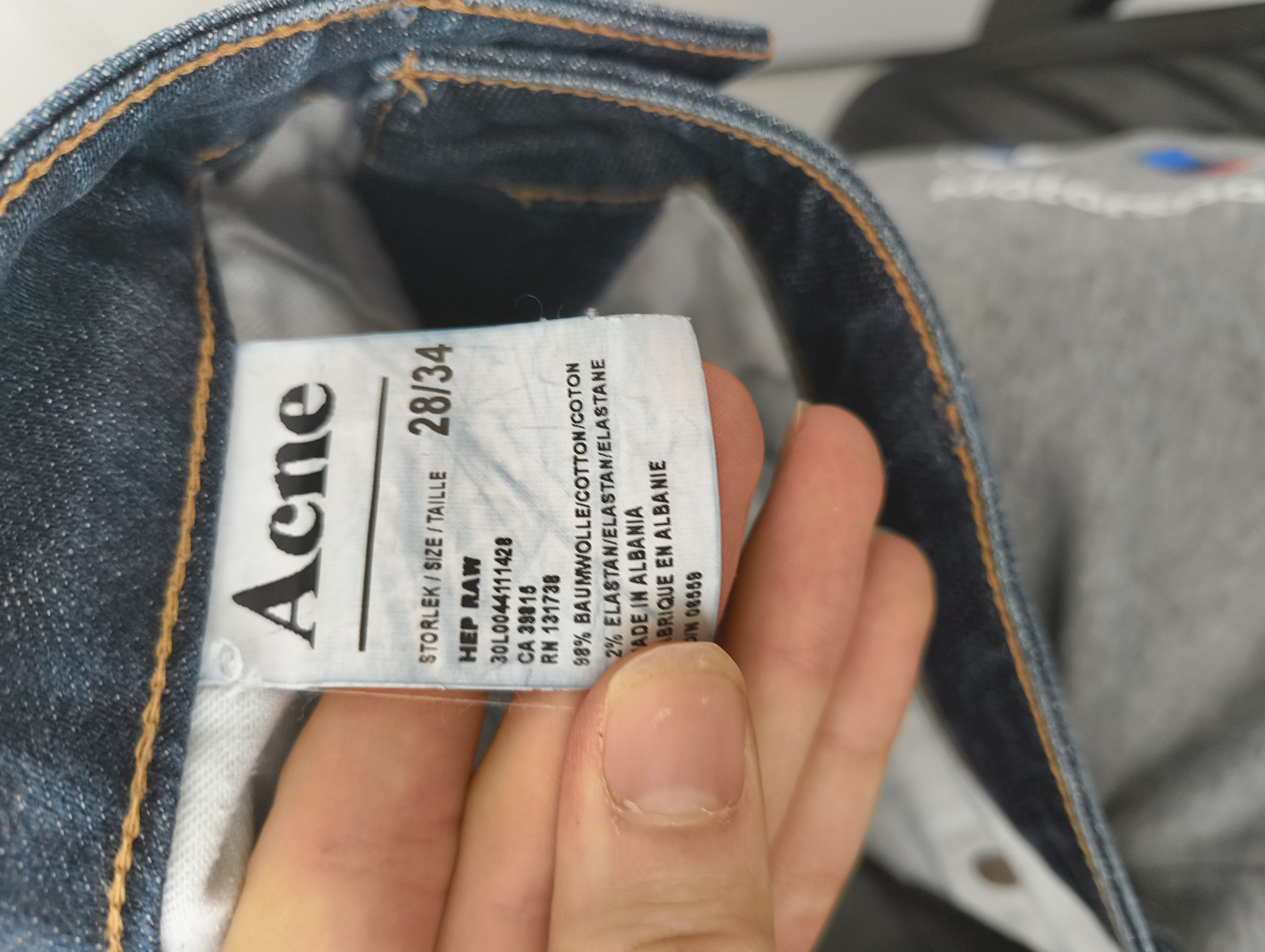 Acne Studios Vintage Raw Denim Acne Studios Jeans Size 24" / US 00 / IT 34 - 5 Thumbnail