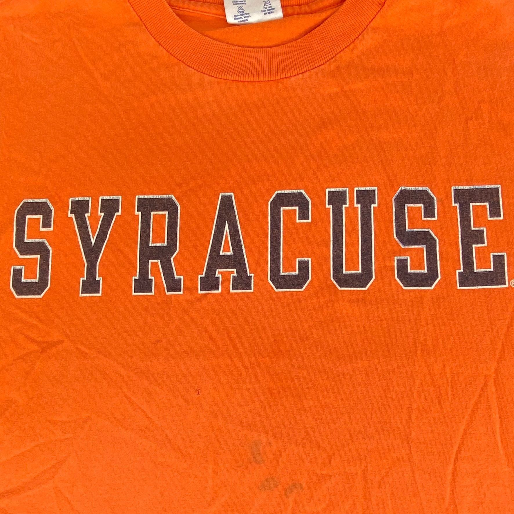 Champion Vintage Y2K Syracuse Orange Shirt University College Logo Te Size US M / EU 48-50 / 2 - 3 Thumbnail
