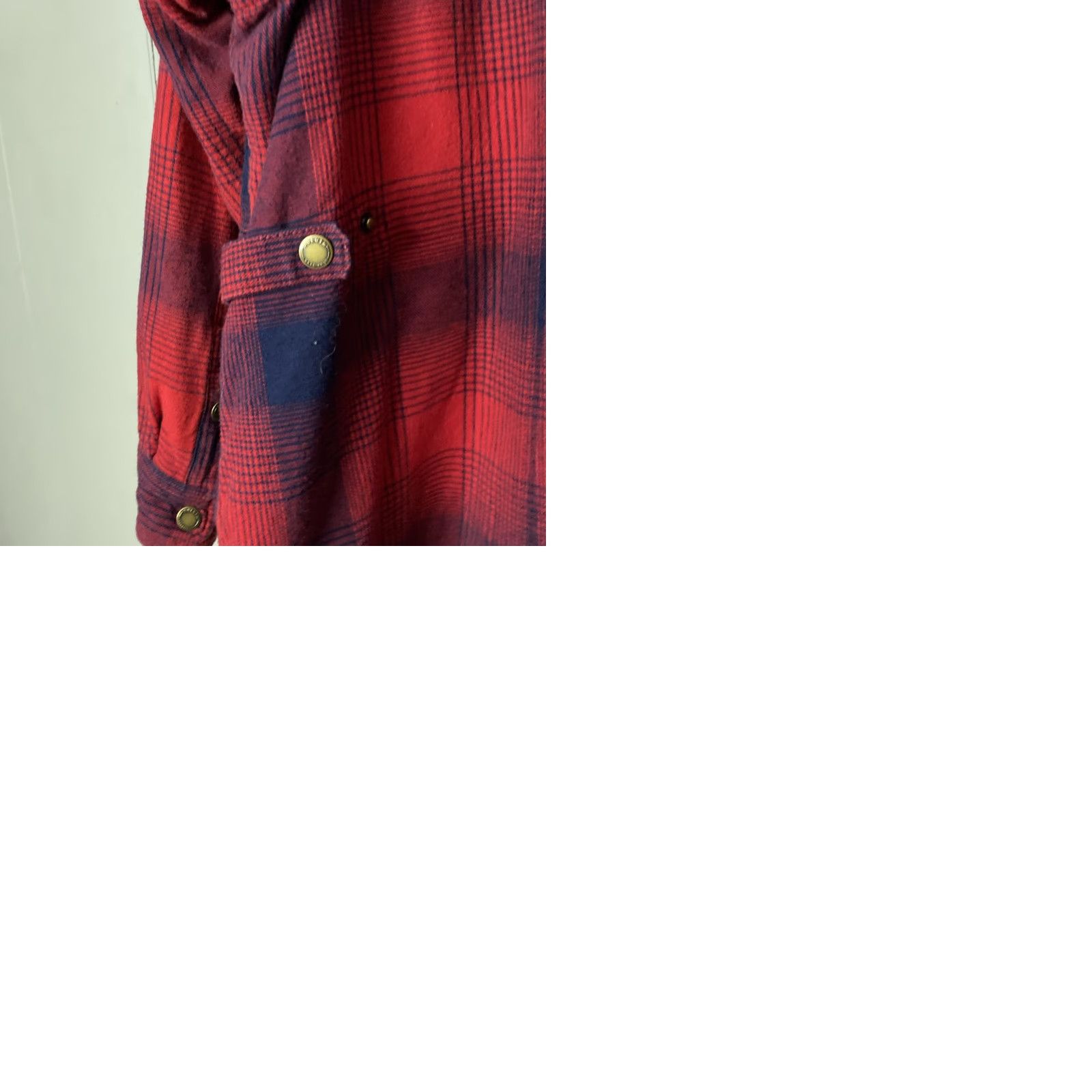 Duluth Trading Company Duluth Flannel Heavy Weight Lined Buffalo Plaid 2X Plus Size Button-Up Women Jacket Brown Cotton Plaid 2X Womens Size XXL / US 16-18 / IT 52-54 - 9 Thumbnail