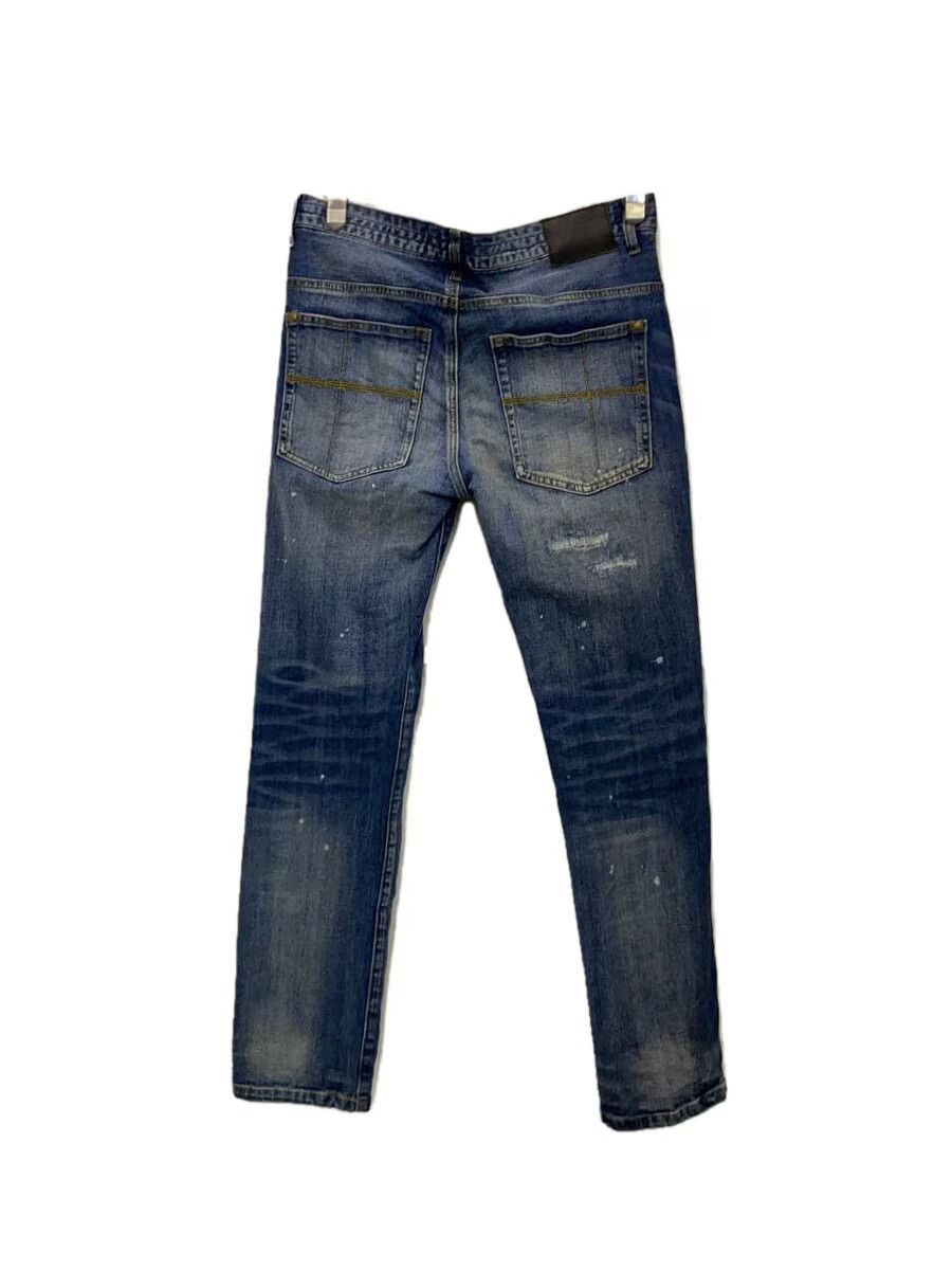 Number (N)ine Distressed Repair Denim Jeans Size US 32 / EU 48 - 2 Thumbnail