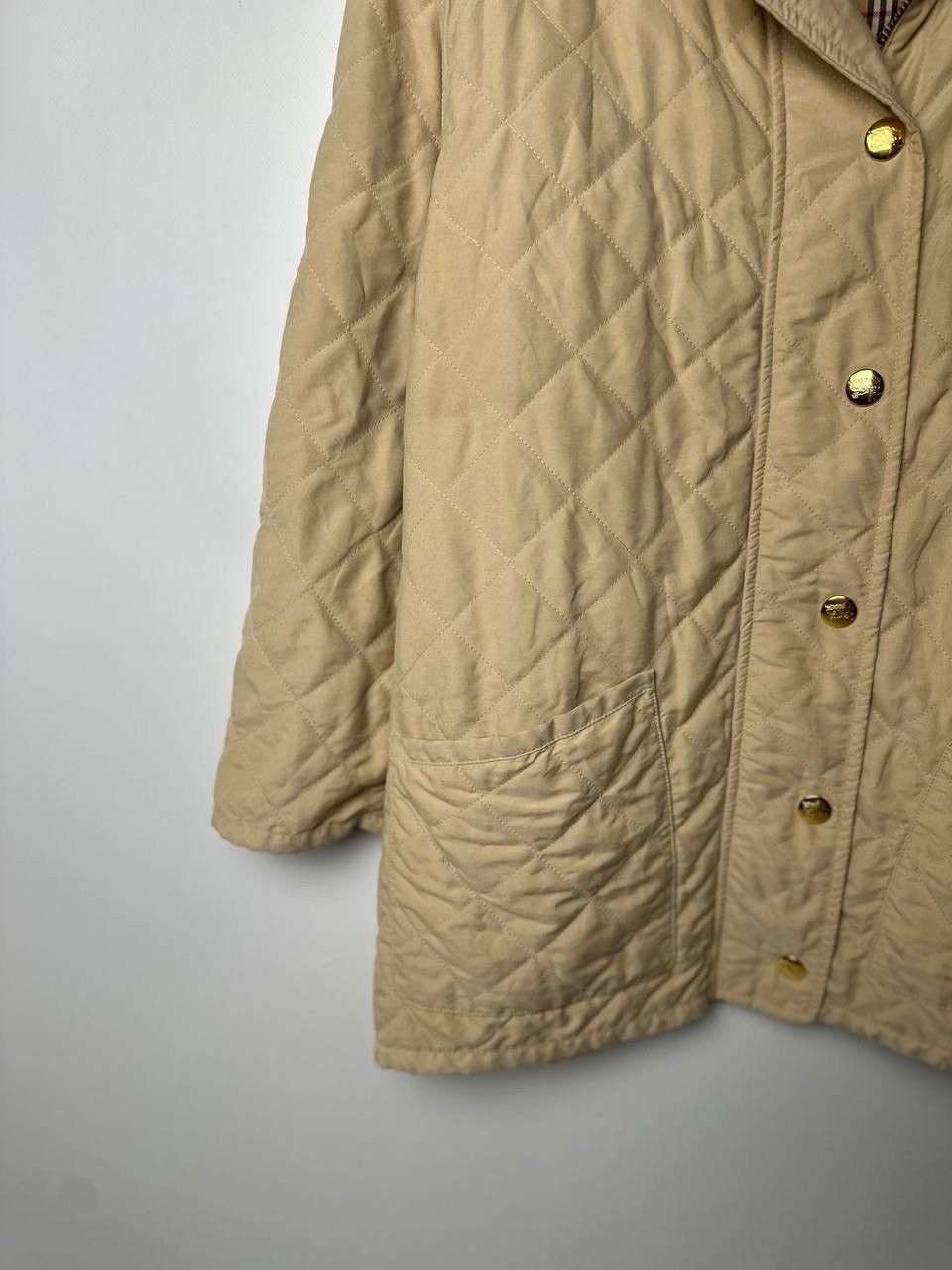 Burberry 90s Burberrys Quilted Monogram Nova Check Light Jacket 🔥 Size L / US 10 / IT 46 - 3 Thumbnail