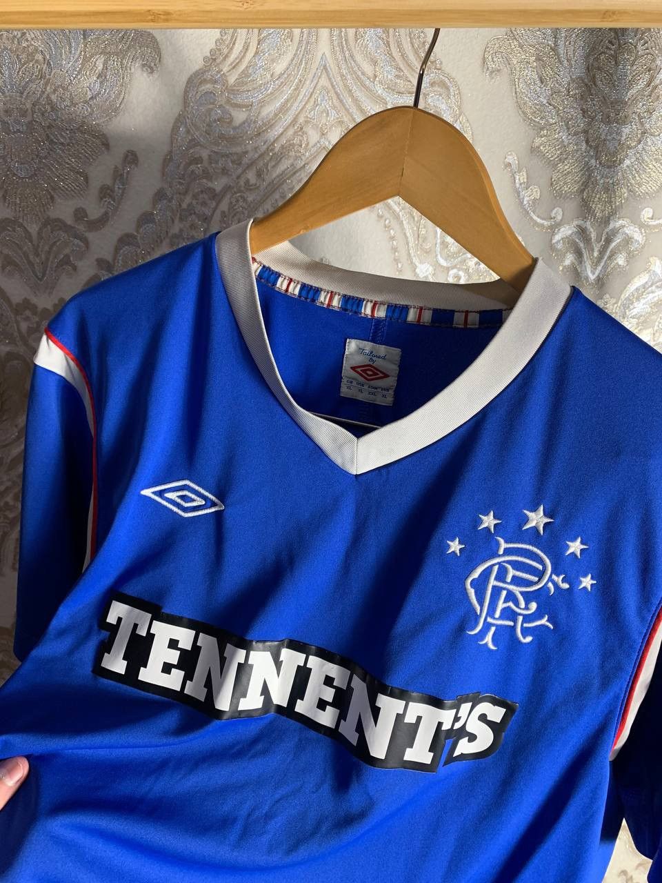 umbro正規品　スコットランド　ユニフォーム　y2k VERY RARE UMBRO FC RANGERS SCOTLAND SOCCER JERSEY RETRO Y2K