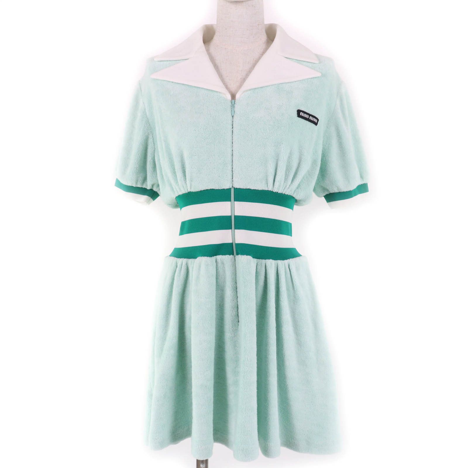 Miu Miu Miu Miu MiuMiu Logo embroidered pile one piece Others Dresses MF4169 DUTY FREE for USA Size ONE SIZE - 1 Thumbnail