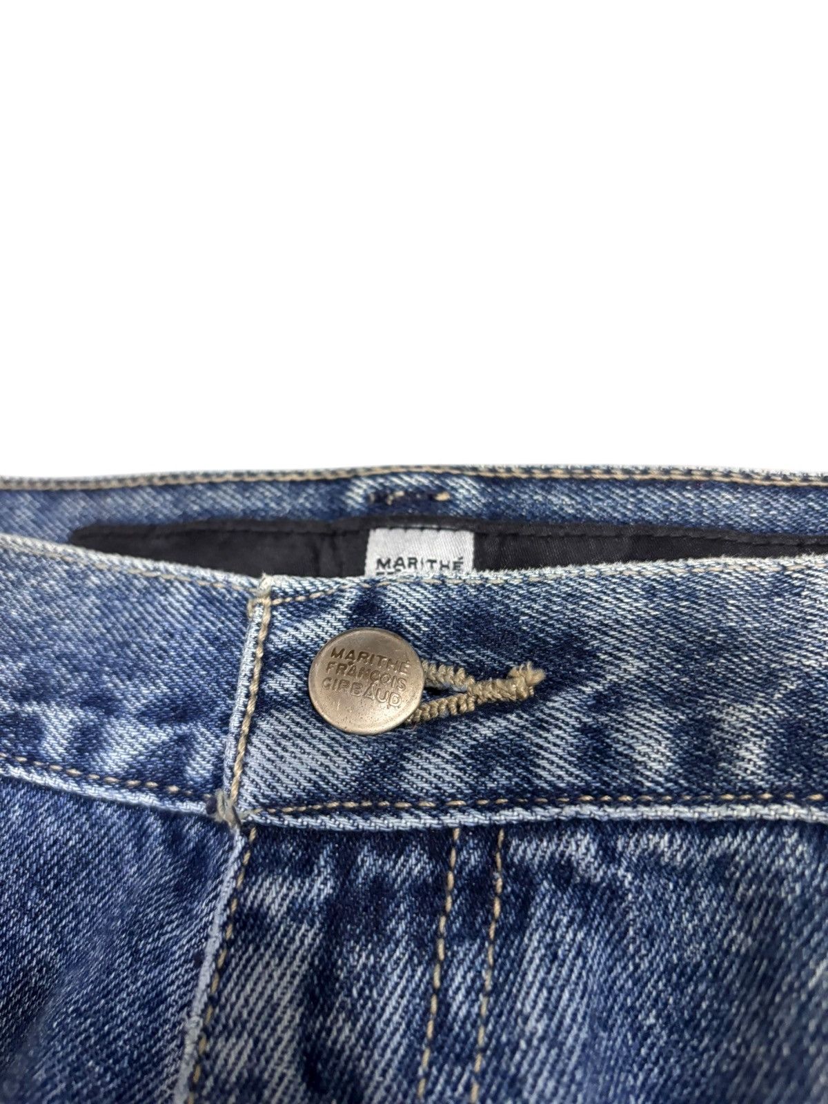 Marithe + Francois Girbaud Vintage Marithe Girbaud Jeans Size 38 Blue Denim Double Knee Size US 38 / EU 54 - 9 Thumbnail