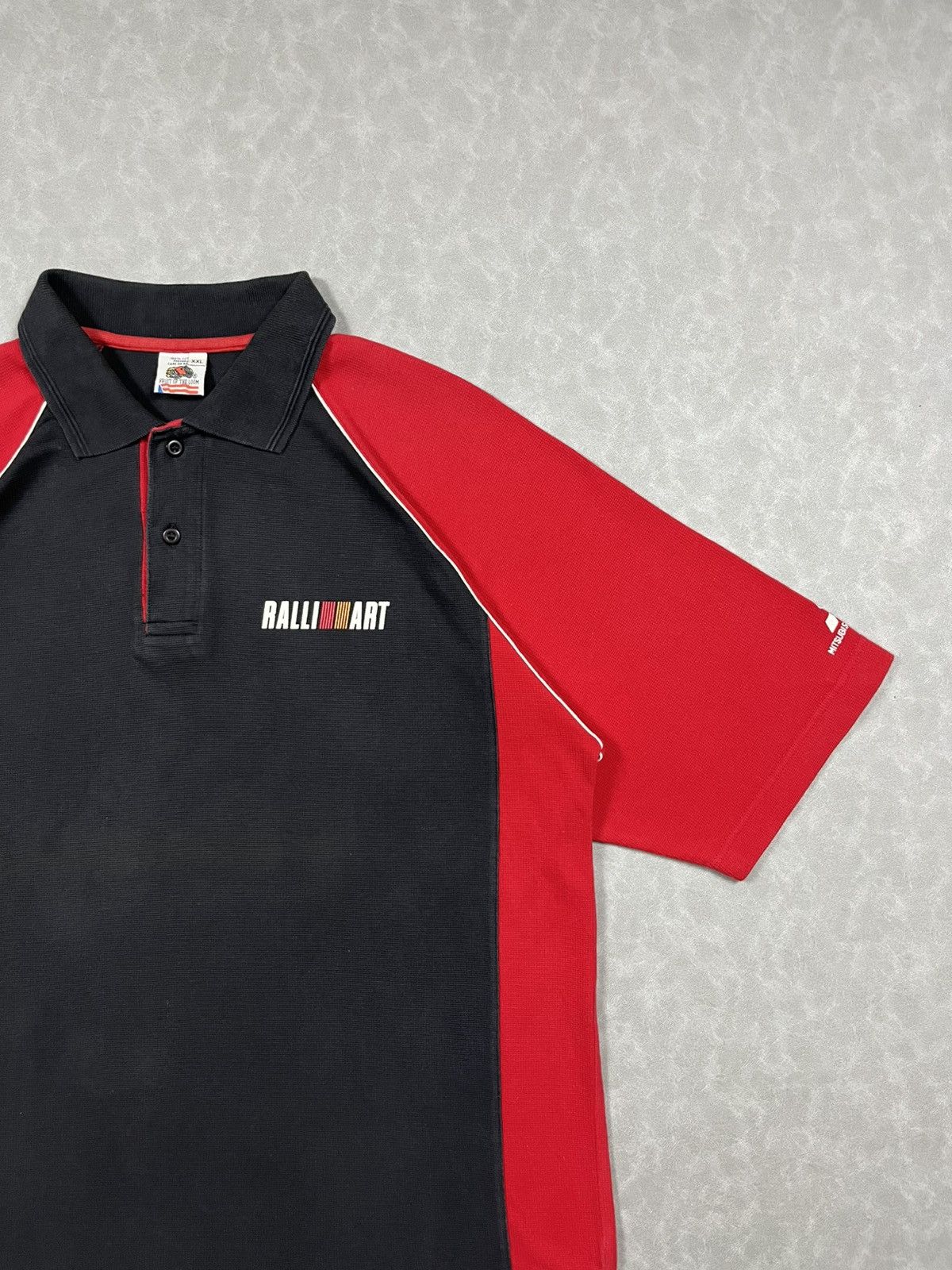 Japanese Brand 90s Mitsubishi Ralliart polo shirt Size US XL / EU 56 / 4 - 6 Thumbnail