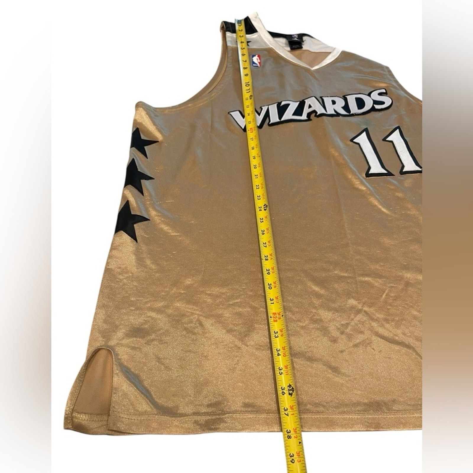 Adidas Washington Wizards Adidas Gold Arenas #11 N.HEWITT Jersey 56 Size US XL / EU 56 / 4 - 5 Thumbnail