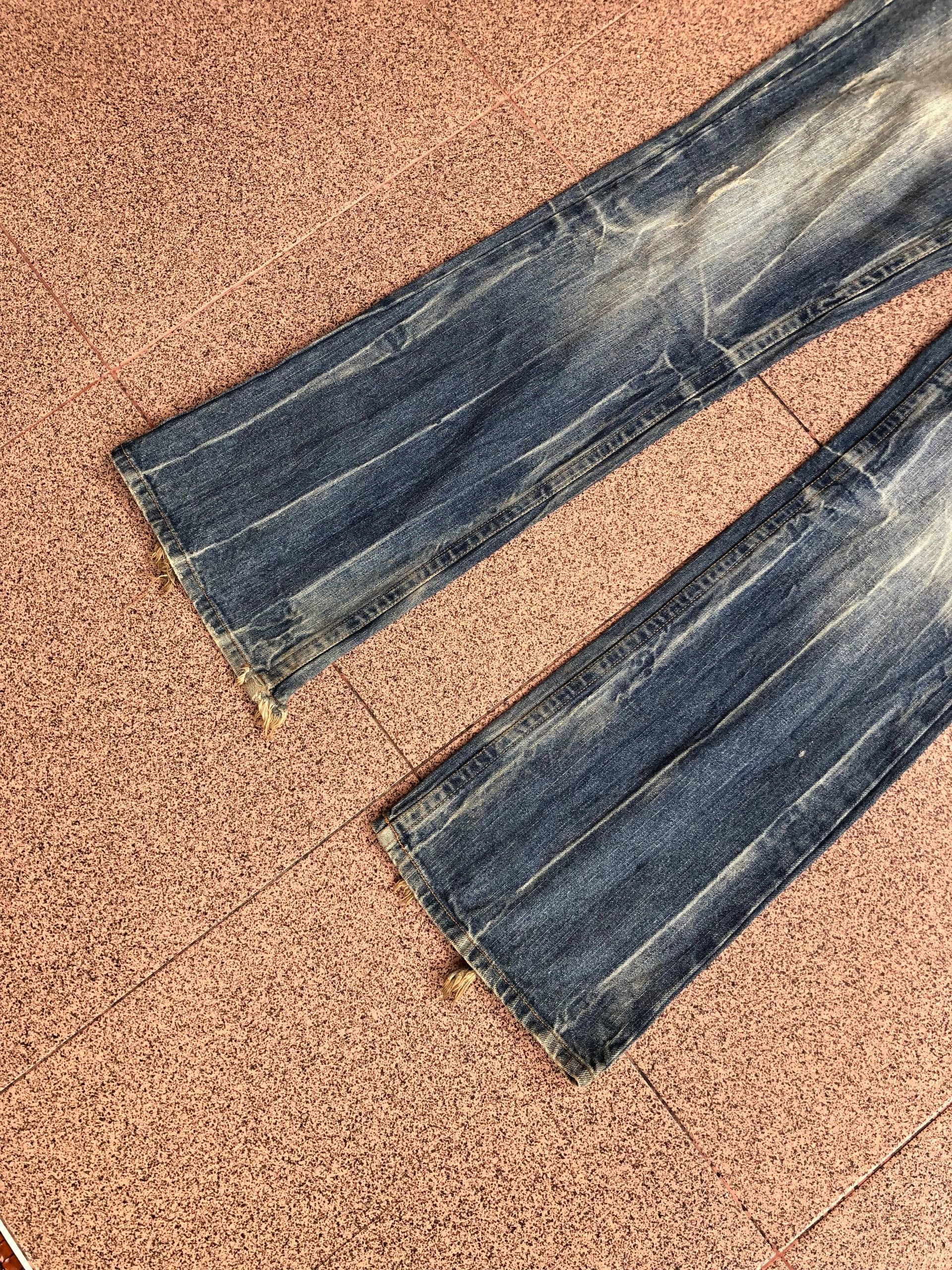 If Six Was Nine 2000s Flared Fading Jeans Vkei style Y2k Japanese Size US 30 / EU 46 - 9 Thumbnail