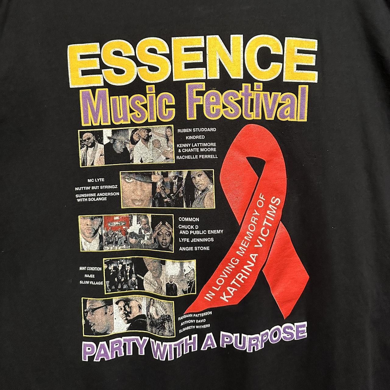Designer Vintage 2007 Essence Music Festival T-Shirt Size 3XL Size US XXL / EU 58 / 5 - 2 Thumbnail