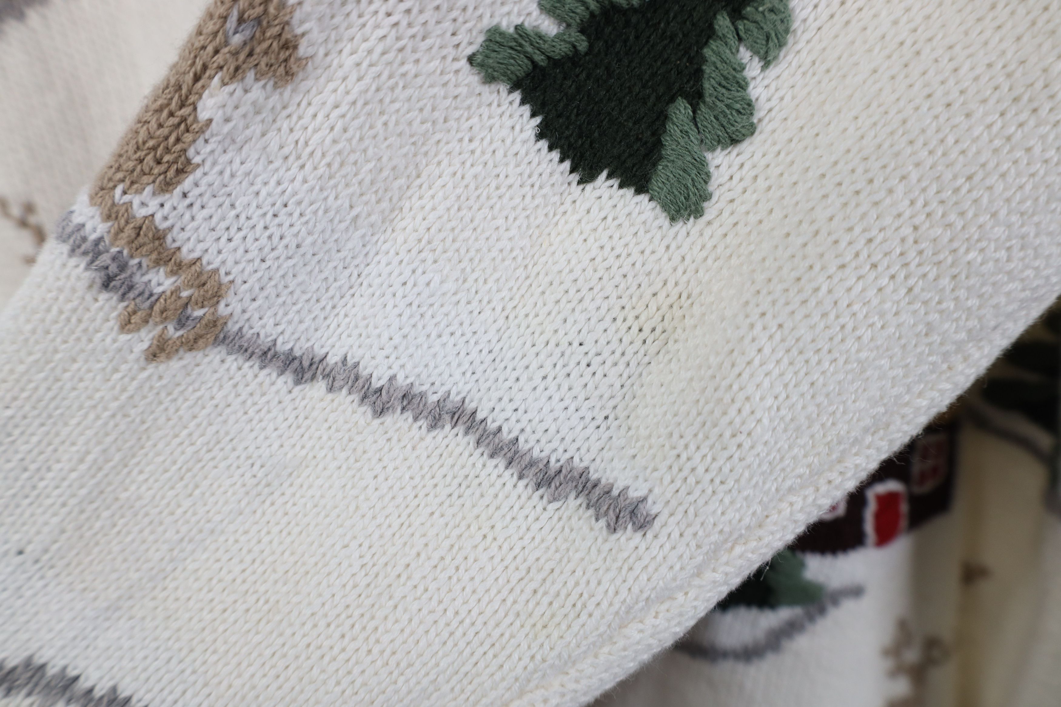 Vintage Vintage 90s Streetwear Christmas Town All Over Print Sweater Size M / US 6-8 / IT 42-44 - 8 Thumbnail